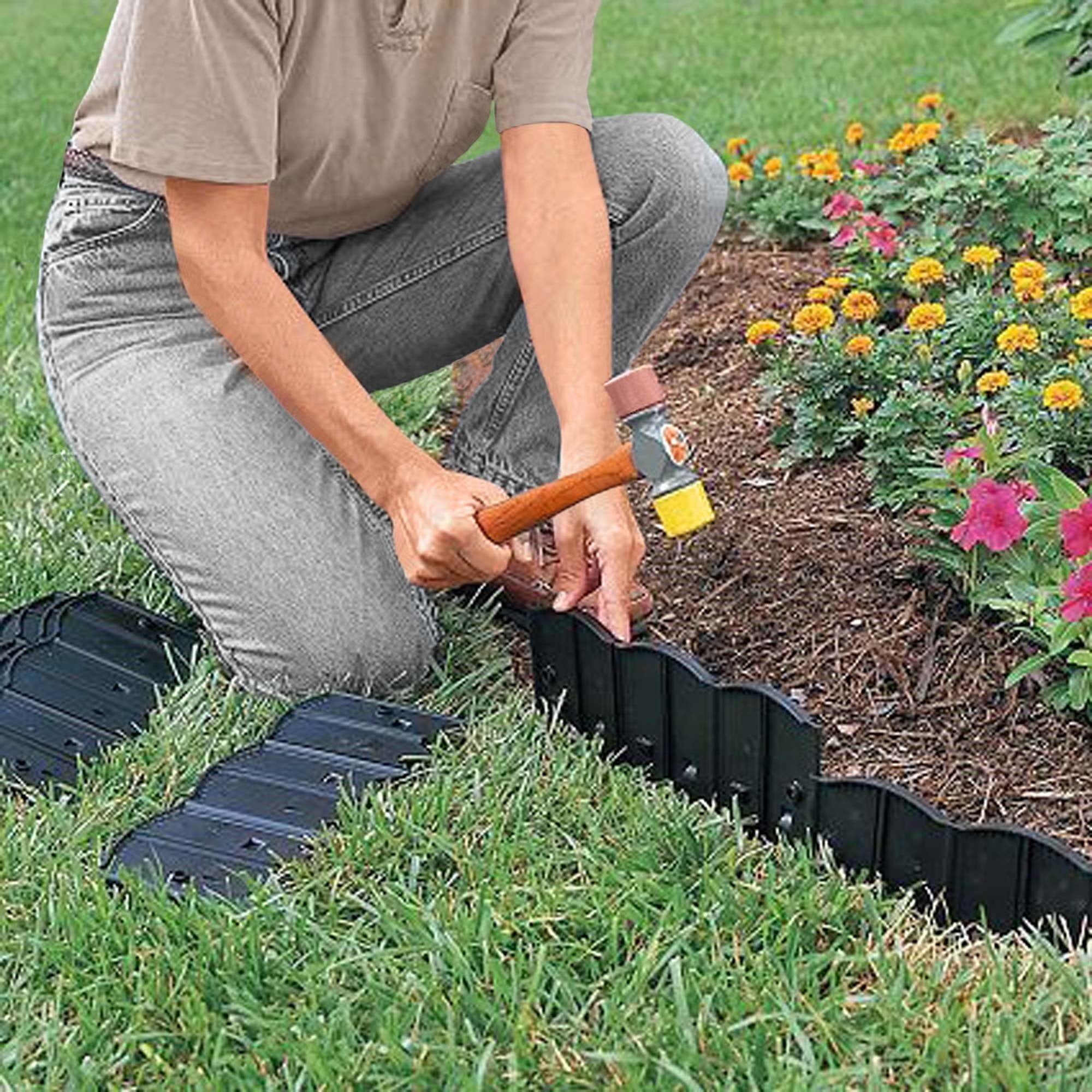 Dalen Products Gardeneer Edge Pound-In Garden and Landscape Edging 18'