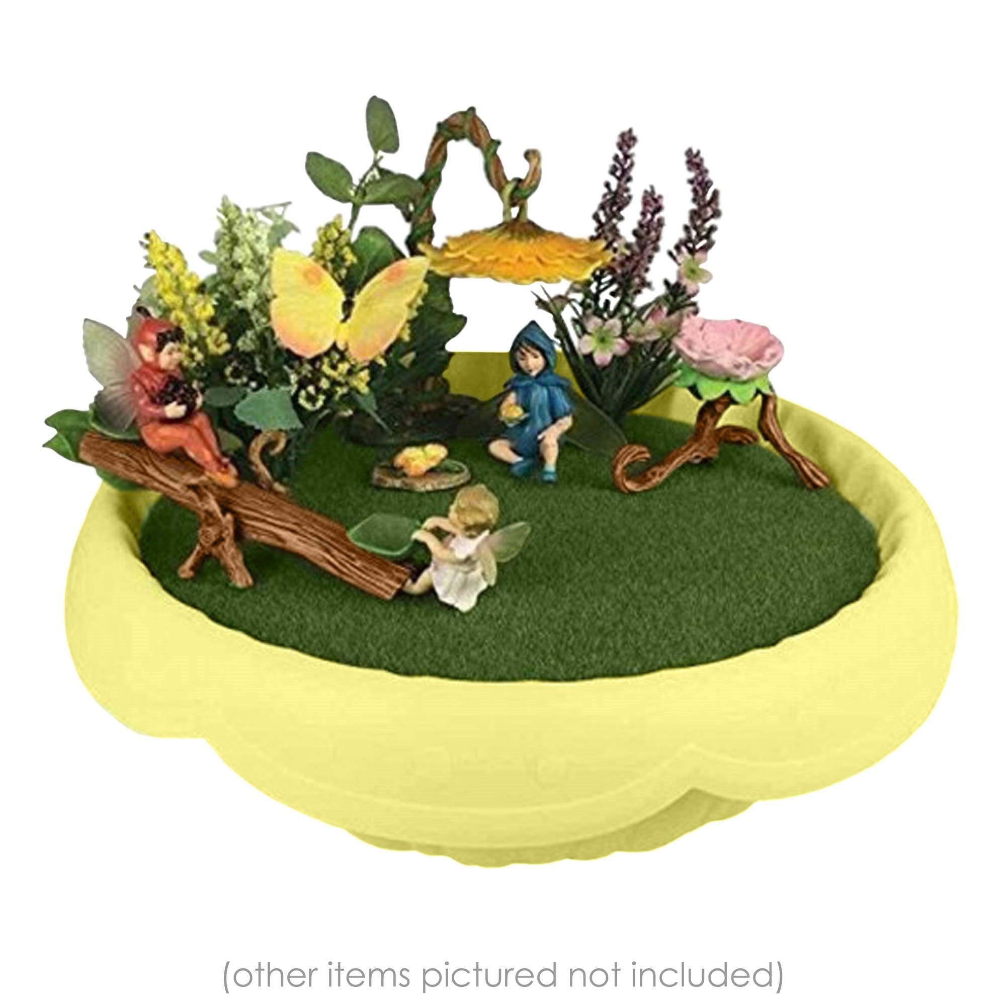 Flower Fairies Secret Garden Moss Planter Insert, Green, 9.5"