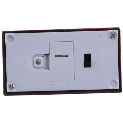 Kurt Adler Indoor Battery-Operated LED Lighted Tabletop Decoration, Fireplace Lantern, 5.3"