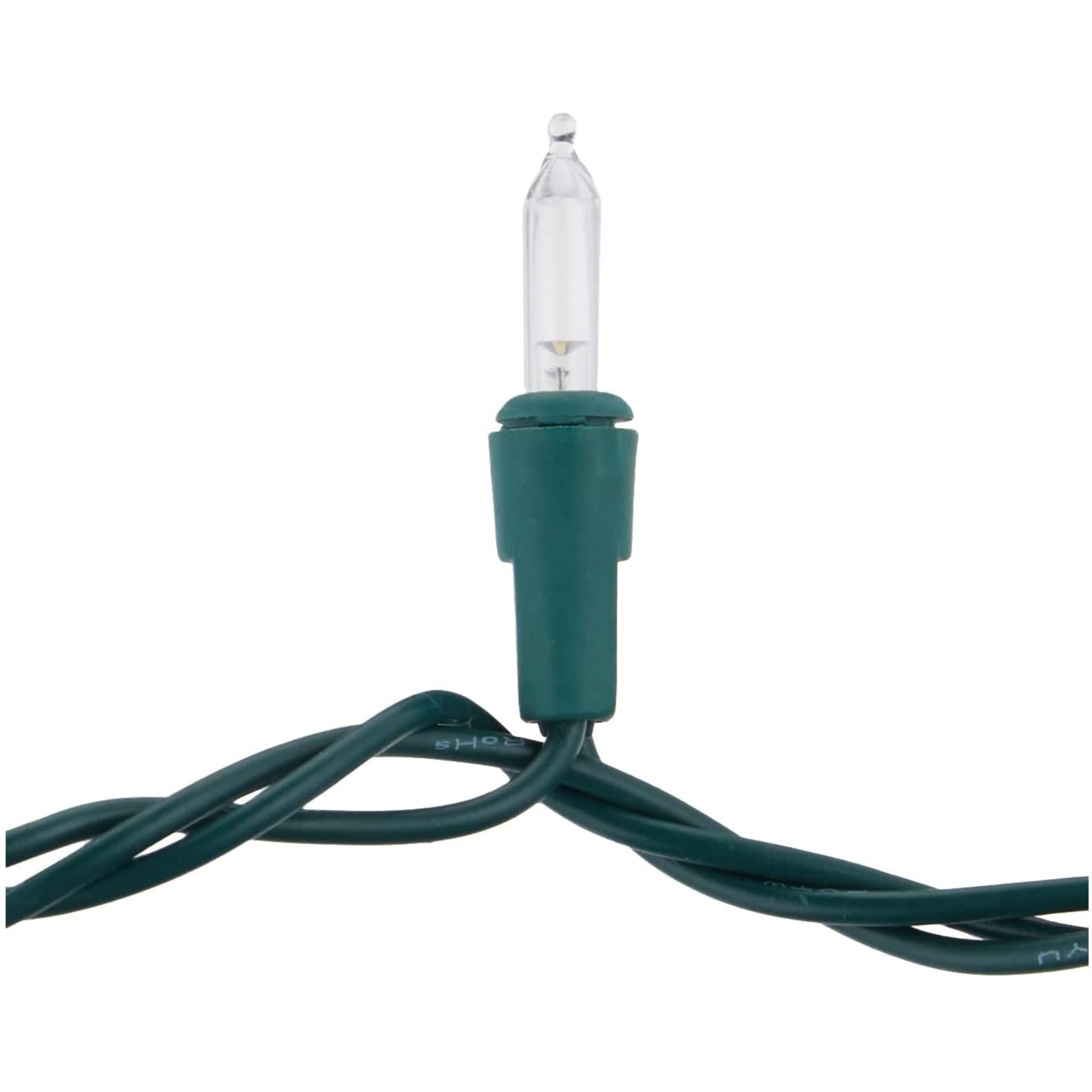 Sienna Indoor/Outdoor 100 M5 LED Mini Bulb String Lights, Warm White on Green Wire