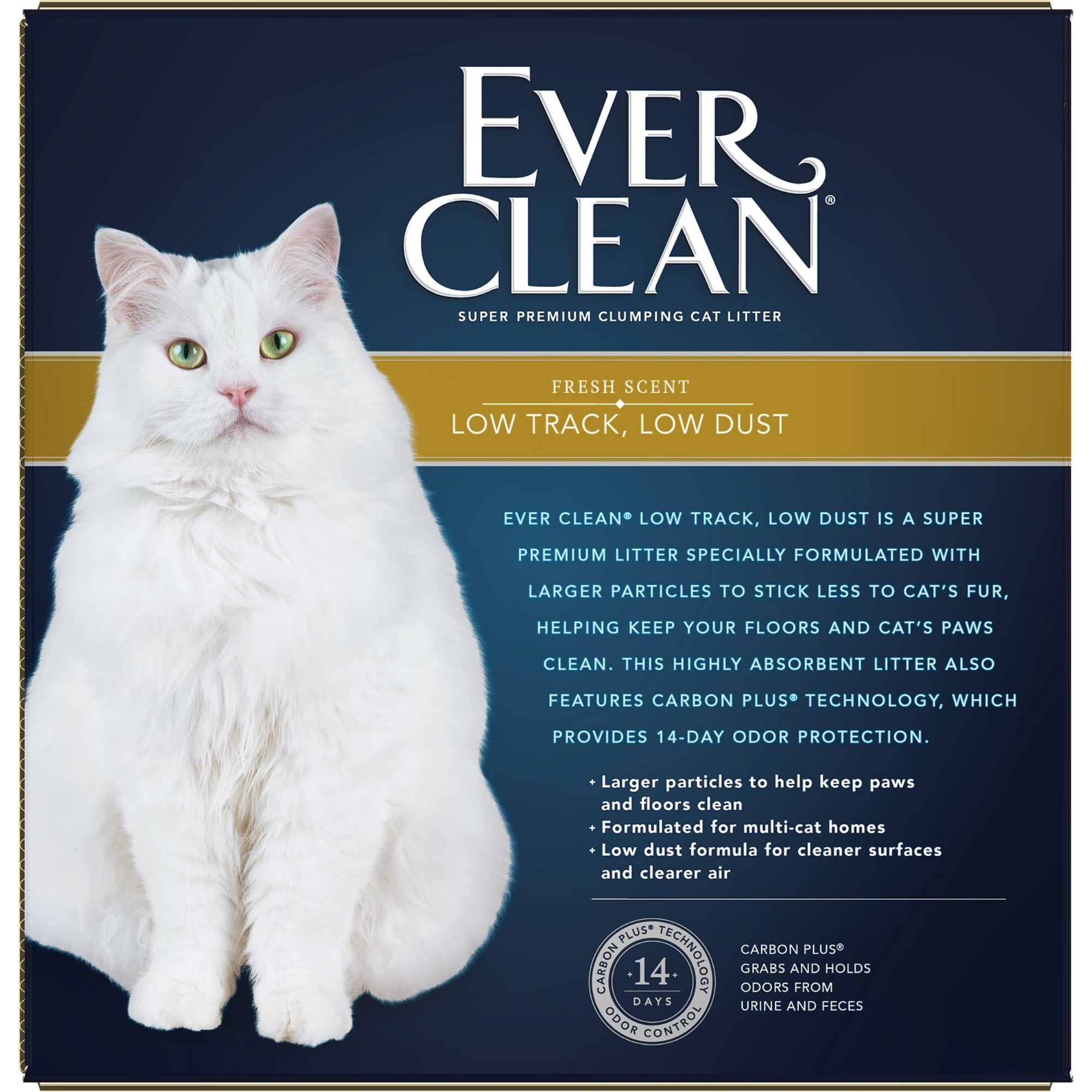 Ever Clean Extra Strength Unscented Cat Litter – Powerful Odor Control, Low Dust Formula, 25lb