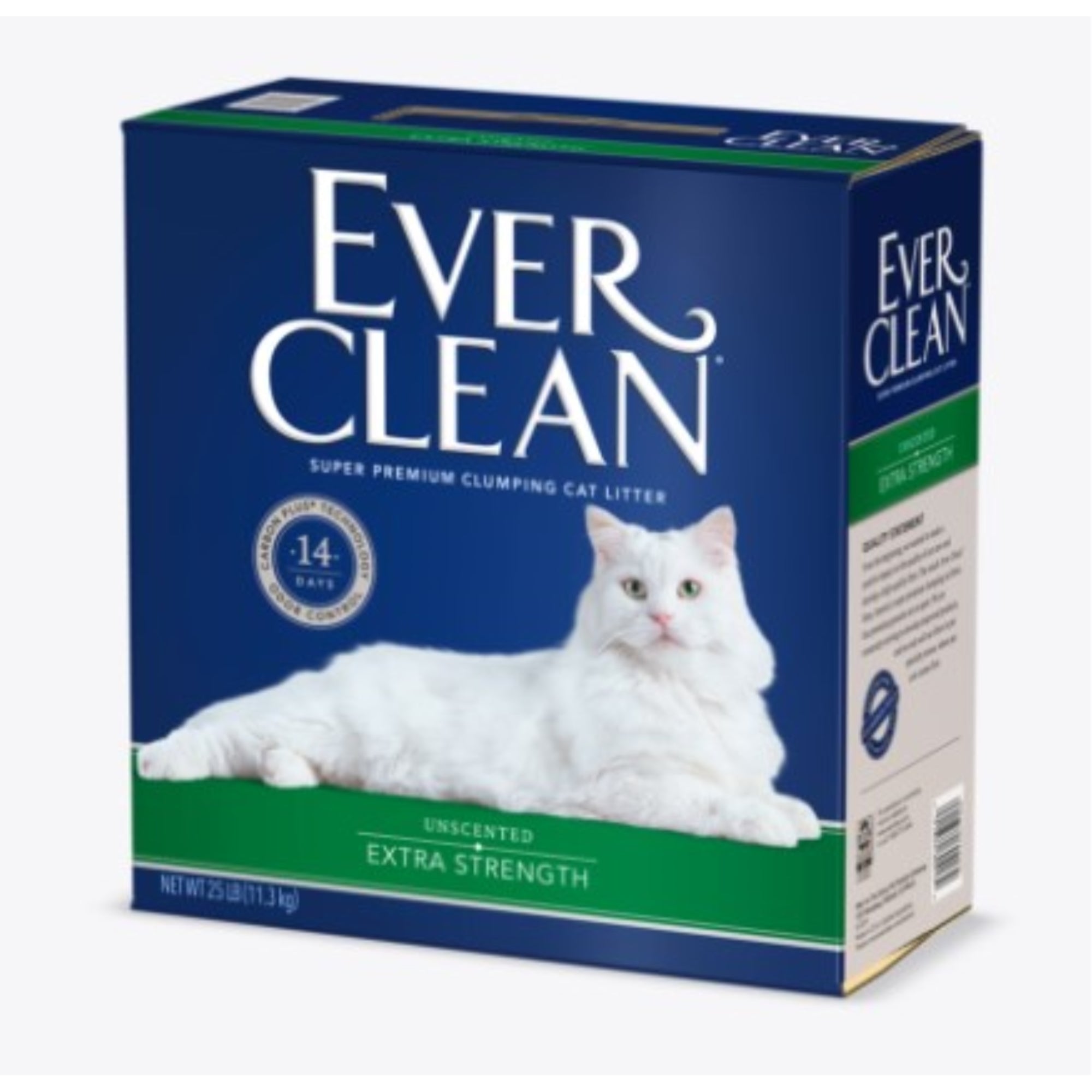 Ever Clean Extra Strength Unscented Cat Litter – Powerful Odor Control, Low Dust Formula, 25lb