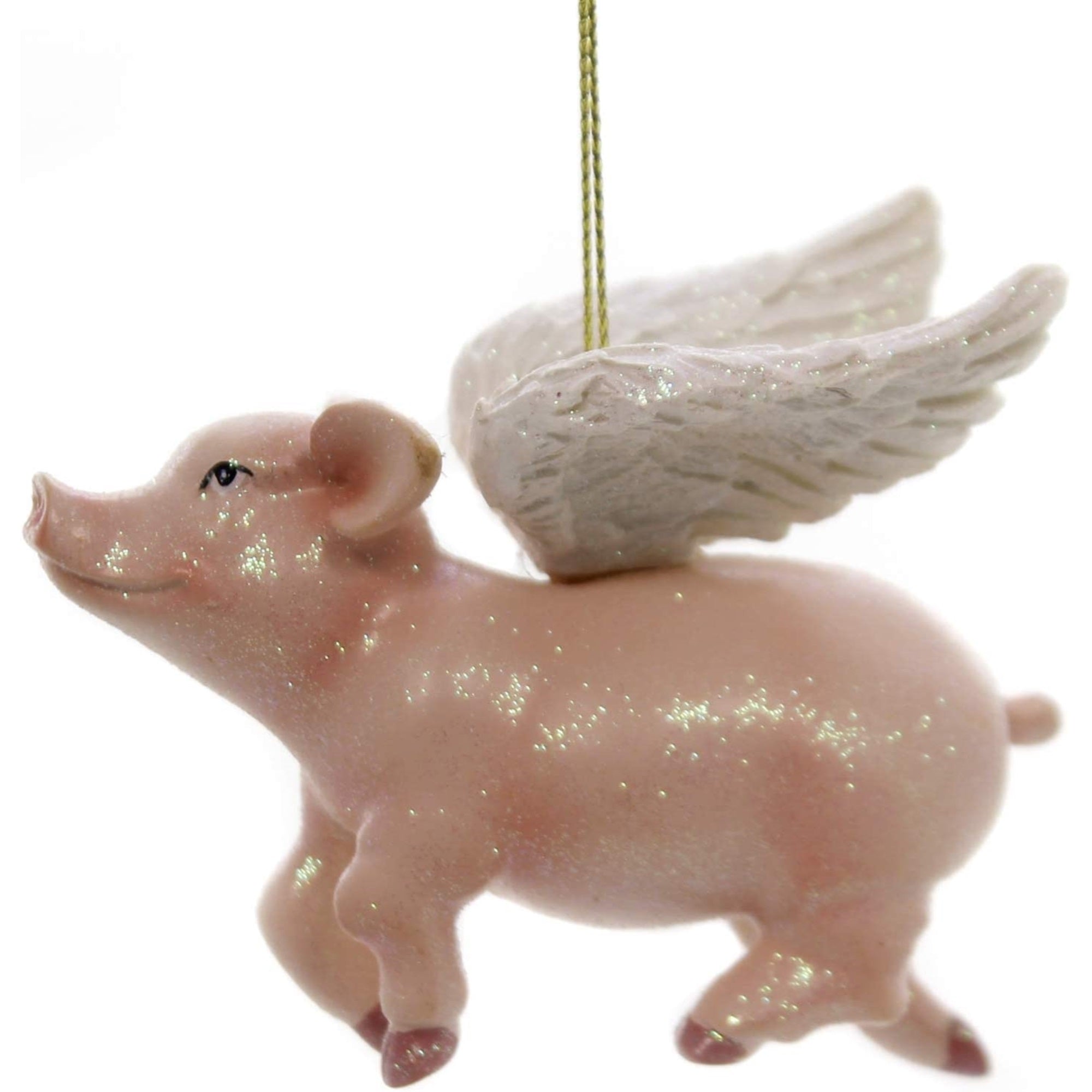 Kurt Adler Flying Pig Christmas Ornament