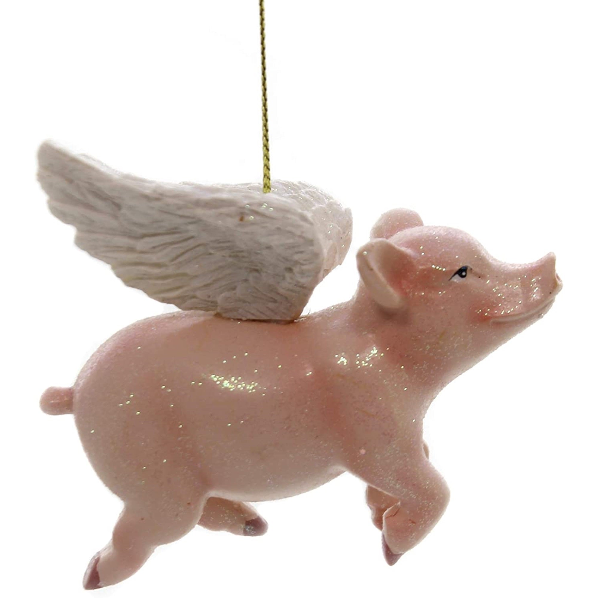 Kurt Adler Flying Pig Christmas Ornament