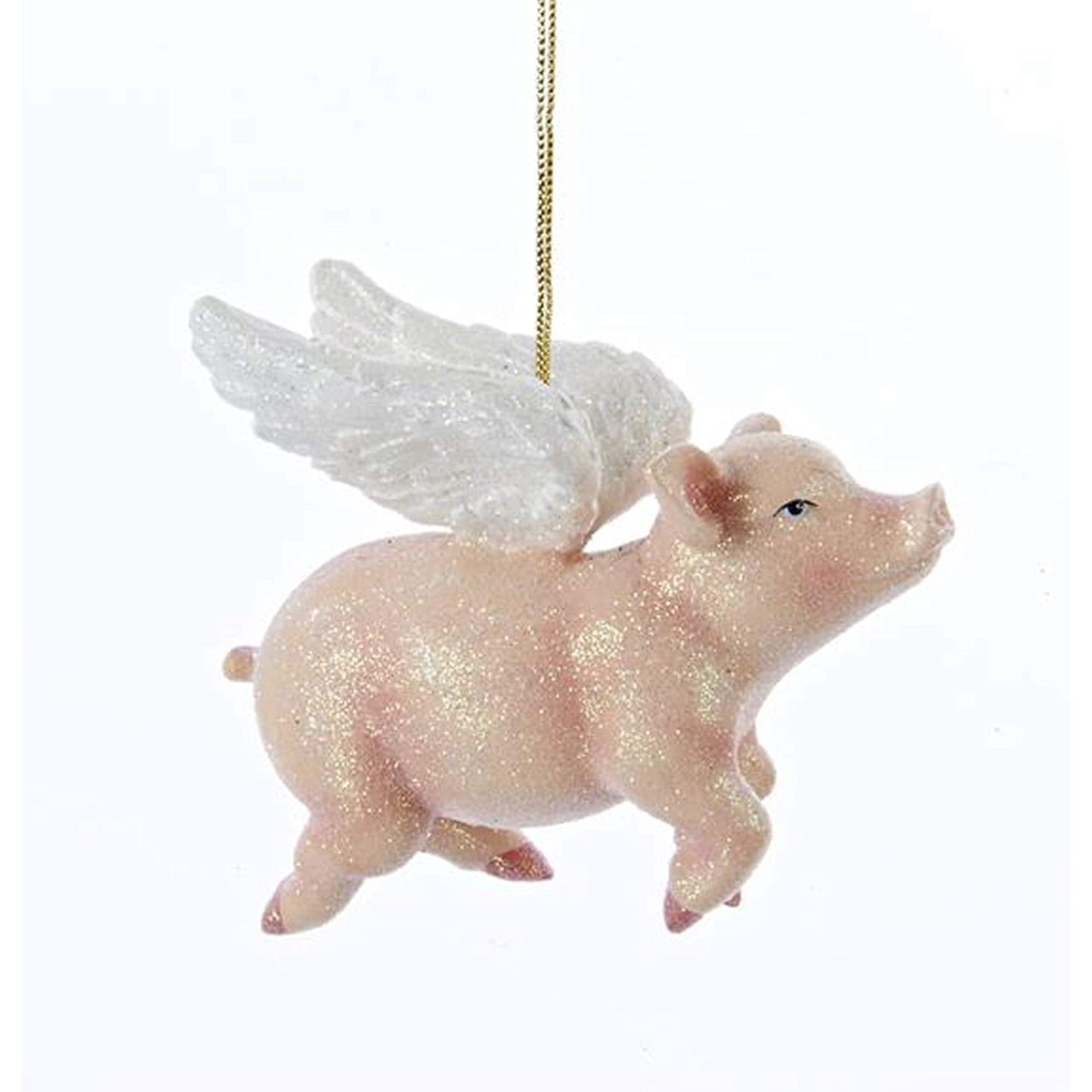 Kurt Adler Flying Pig Christmas Ornament