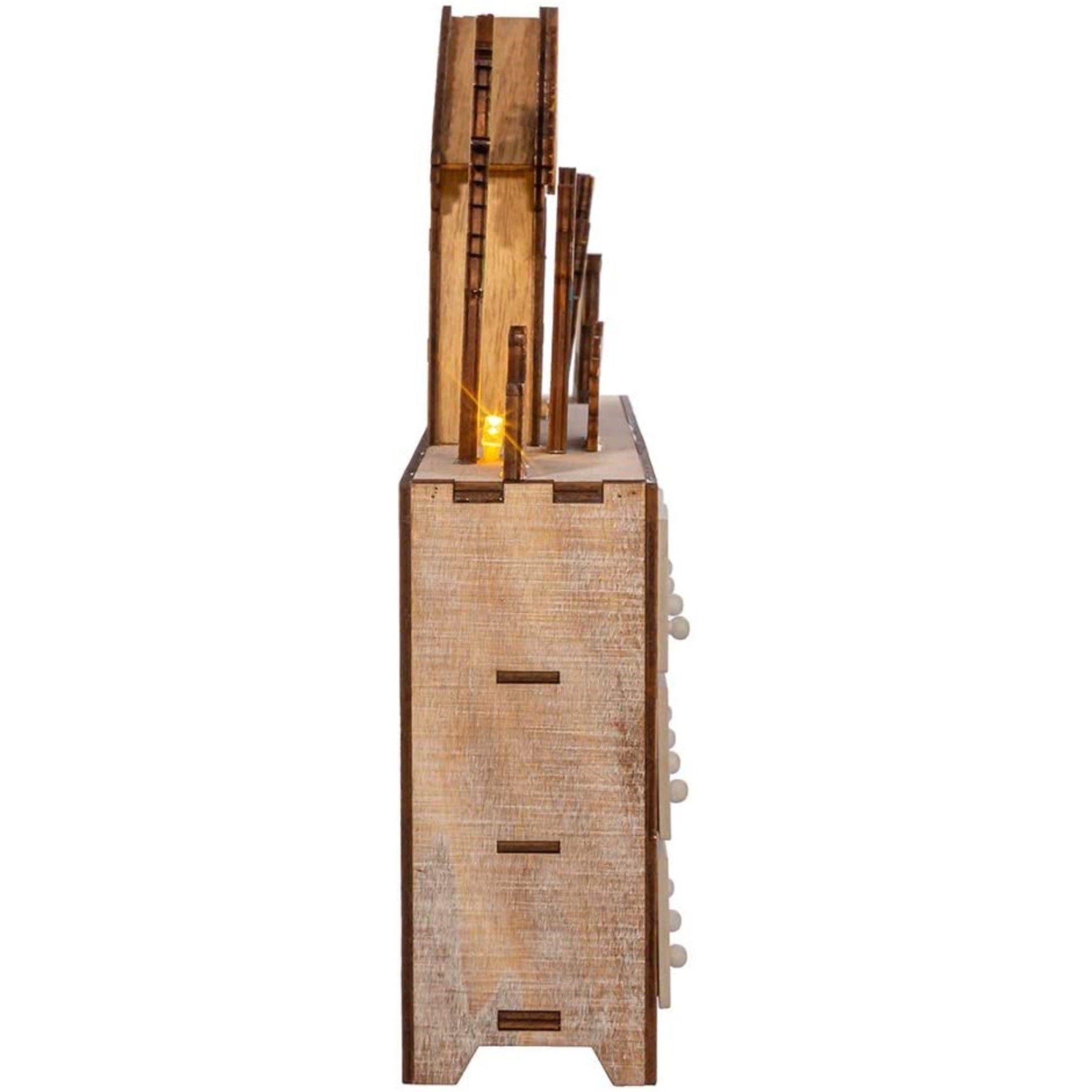 Kurt Adler Battery-Operated Light-Up LED Nativity Advent Calendar