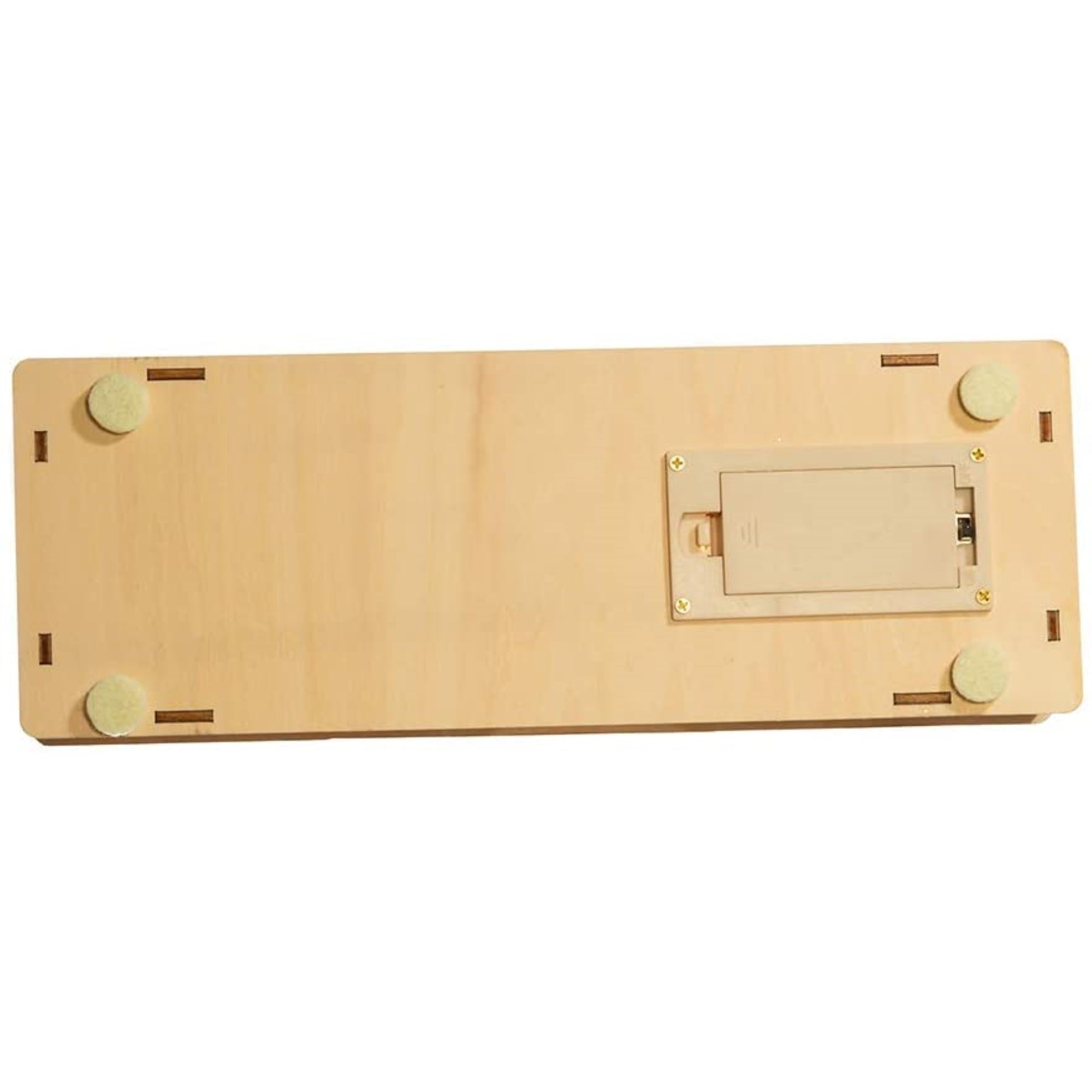 Kurt Adler Battery-Operated Wooden LED Lighted Tabletop Decoration, Camping Scene, 7"