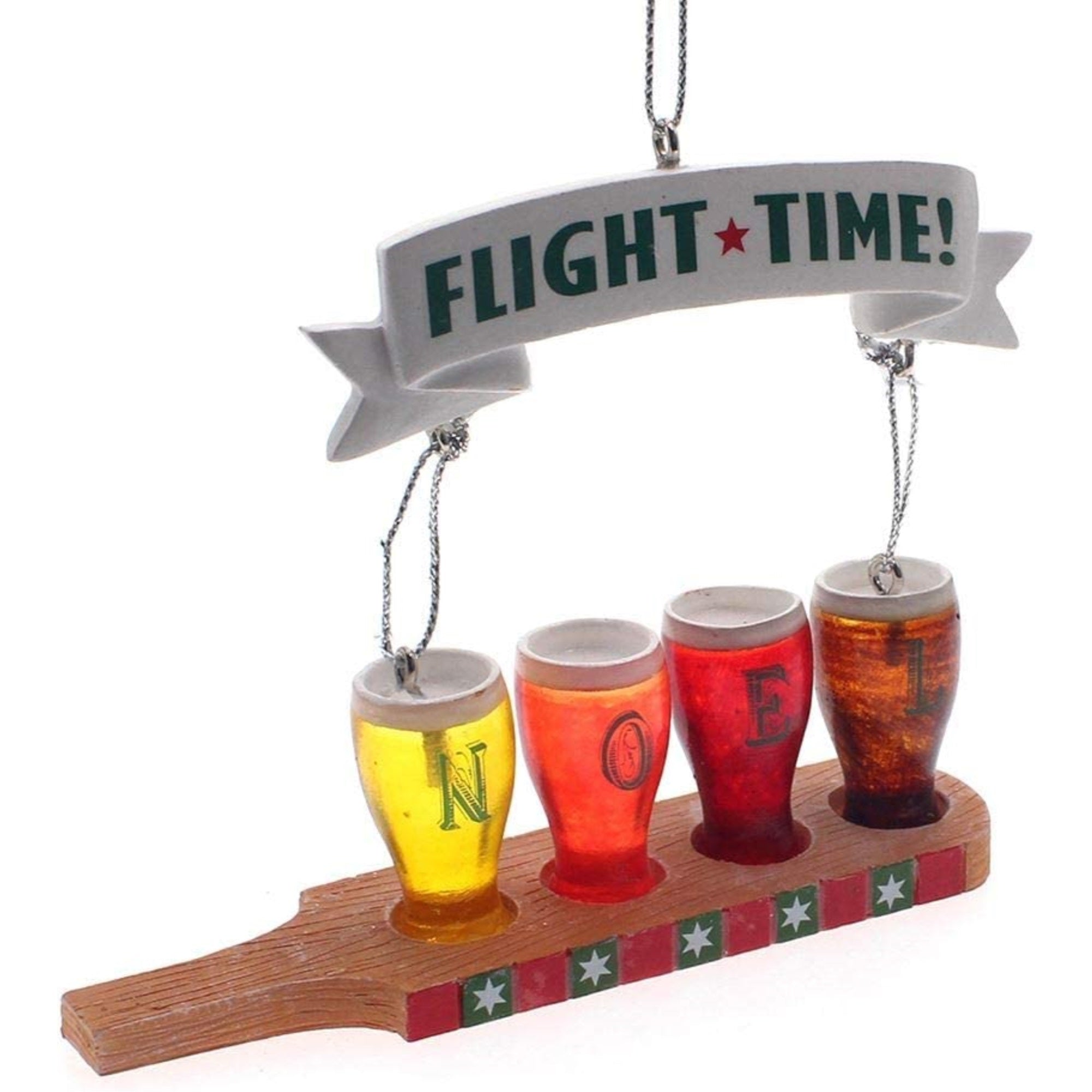 Kurt Adler "Flight Time" Beer Glass Christmas Tree Ornament