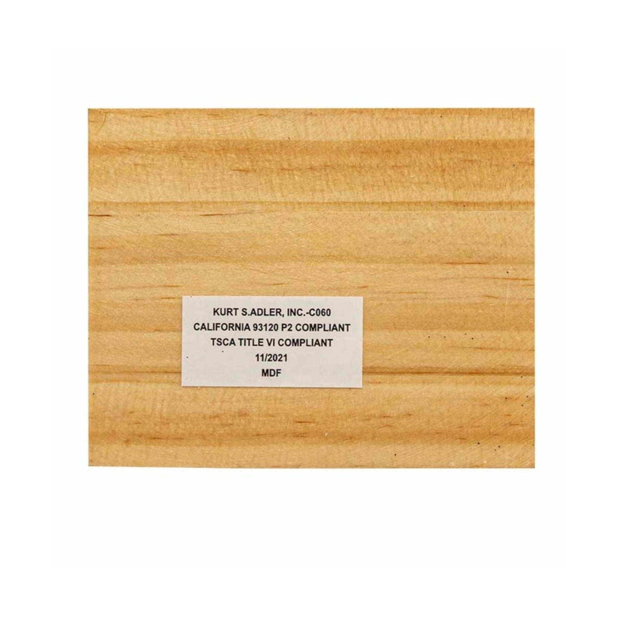 Kurt Adler Wood Yoga Santa Nutcracker, 15"