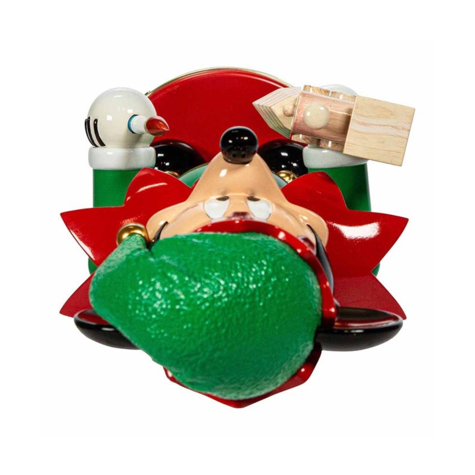 Kurt Adler Resin Nutcracker, Disney Mickey "The Elf" with Toy Train & Paintbrush, 10"