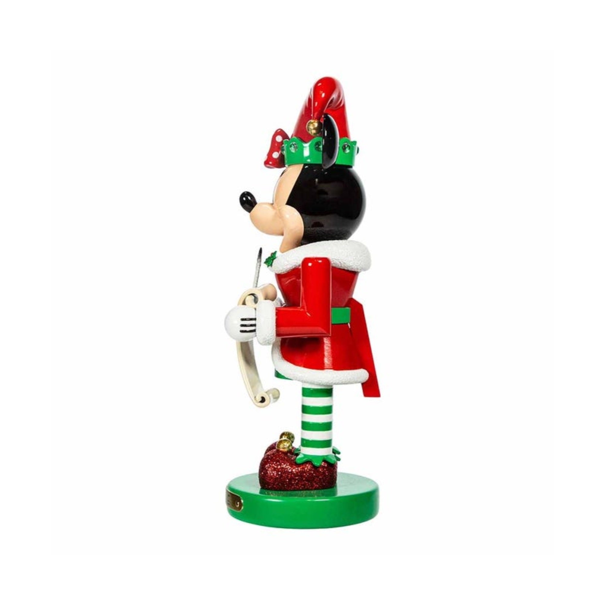 Kurt Adler Minnie The Elf Nutcracker, 10"