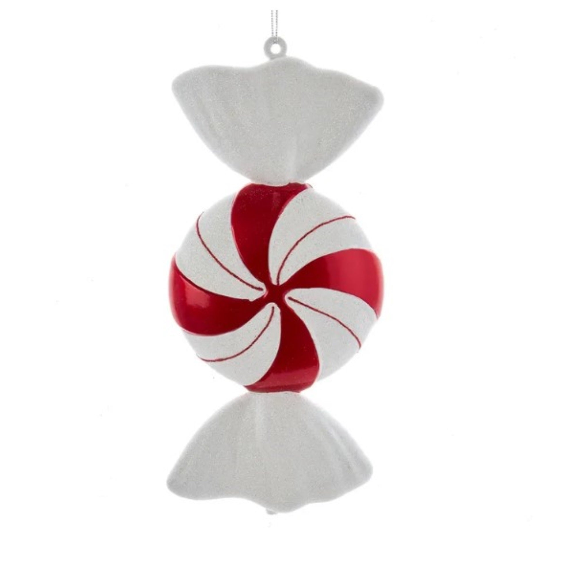 Kurt Adler Plastic Ornament for Christmas Tree, Peppermint Candy