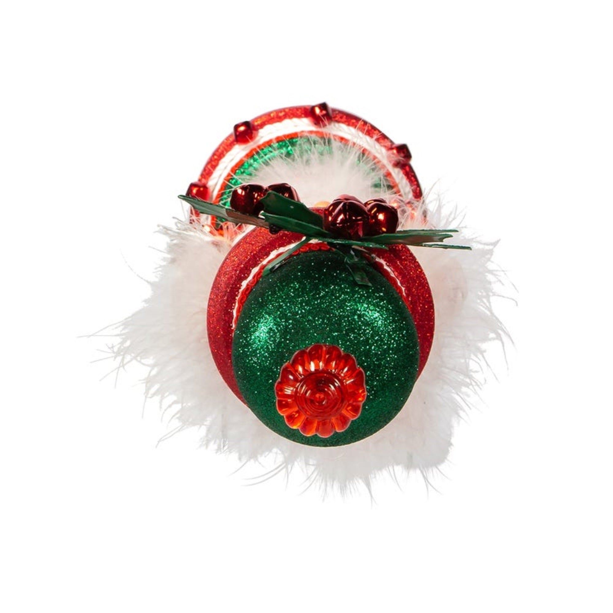 Kurt Adler Hollywood Nutcrackers, Wind Up Musical Nutcracker, Jingle Bells, 18"