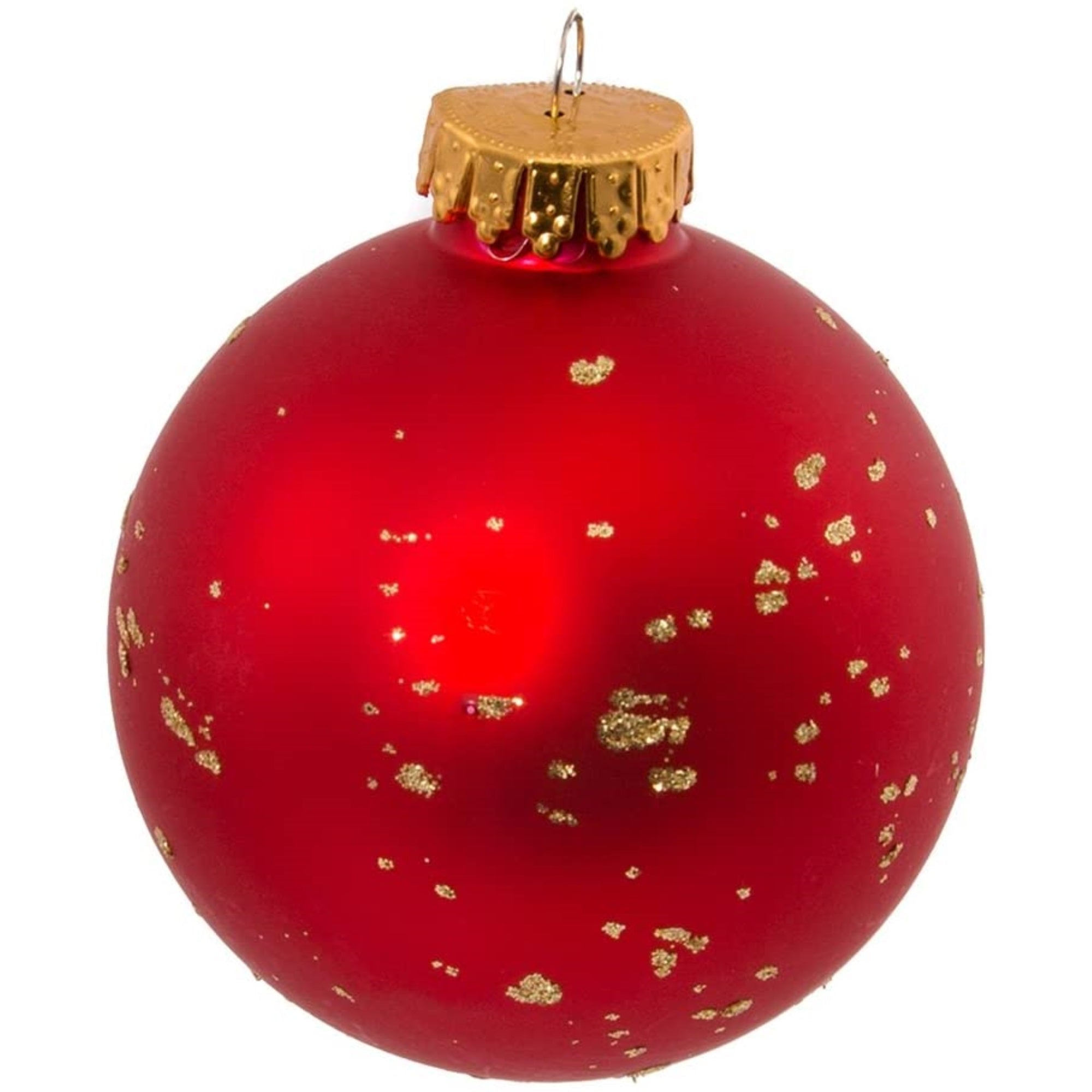 Kurt Adler 12-Piece 12-Days of Christmas Decorative Glass Balls Set, 65mm