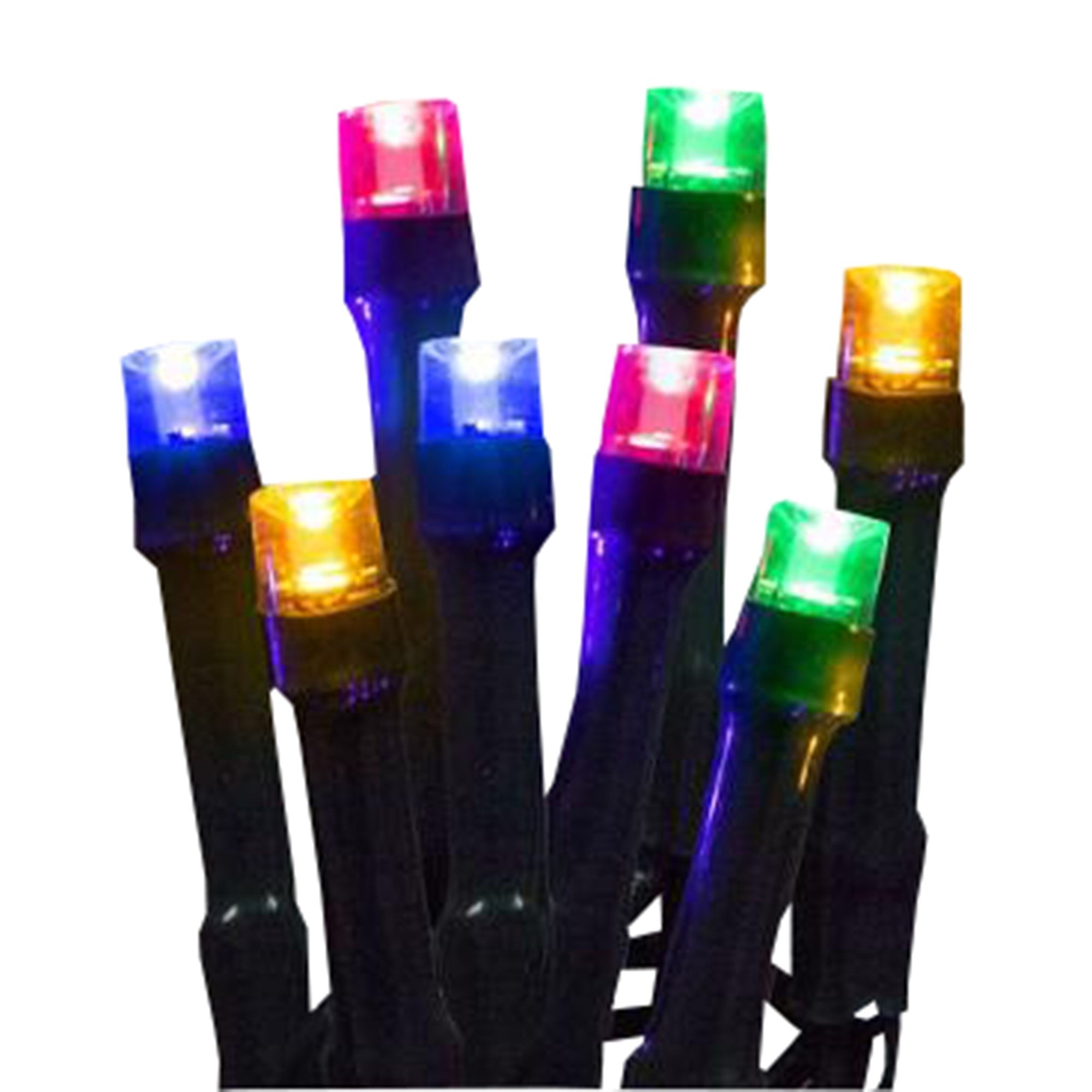 ProductWorks Indoor/Outdoor 150 LED-Micro Bulbs String Light Set with 8-Function Controller, Brilliant Multicolored, 36ft