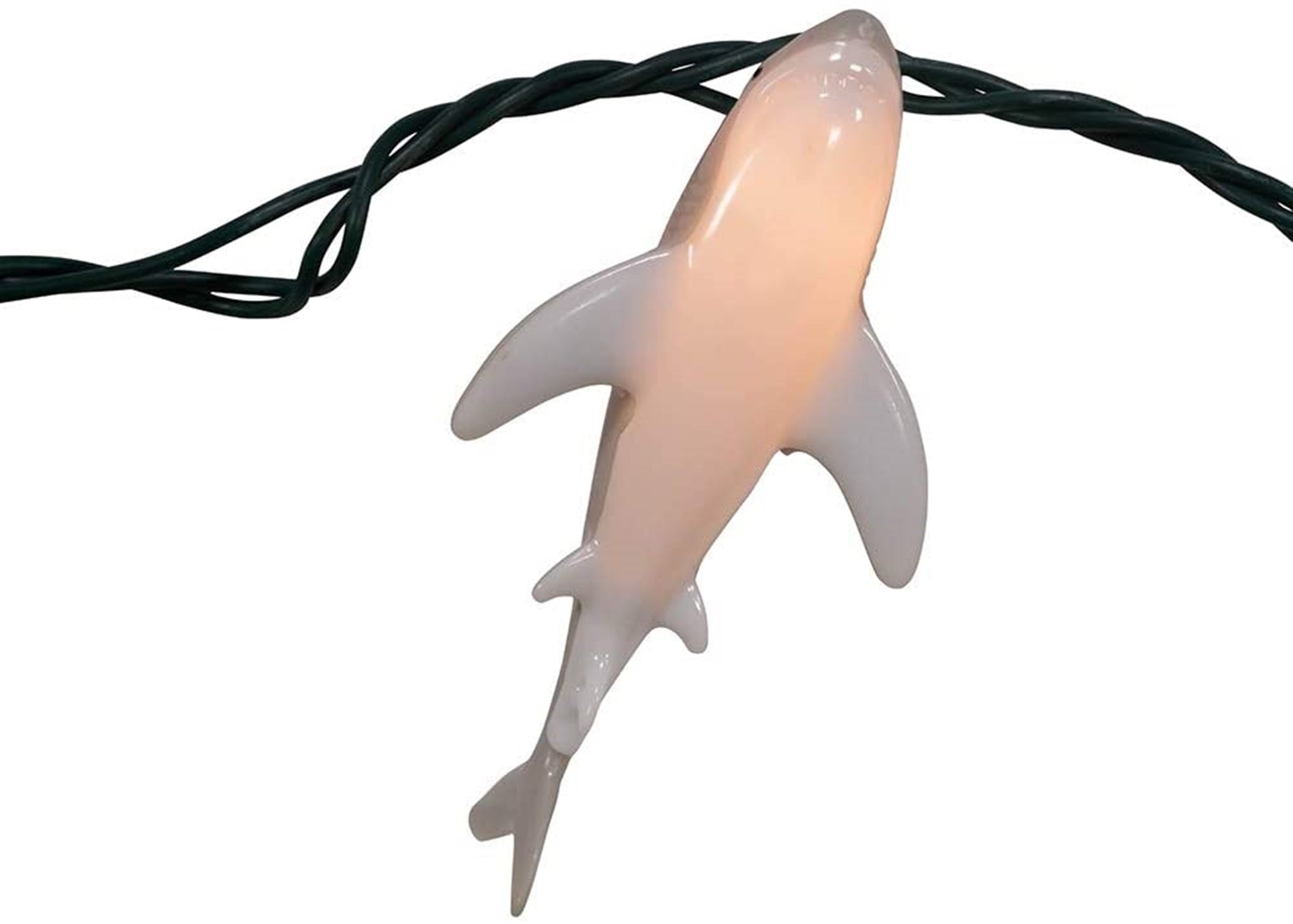 Kurt Adler Indoor/Outdoor Novelty String 10-Light Set, Sharks, 11.5'