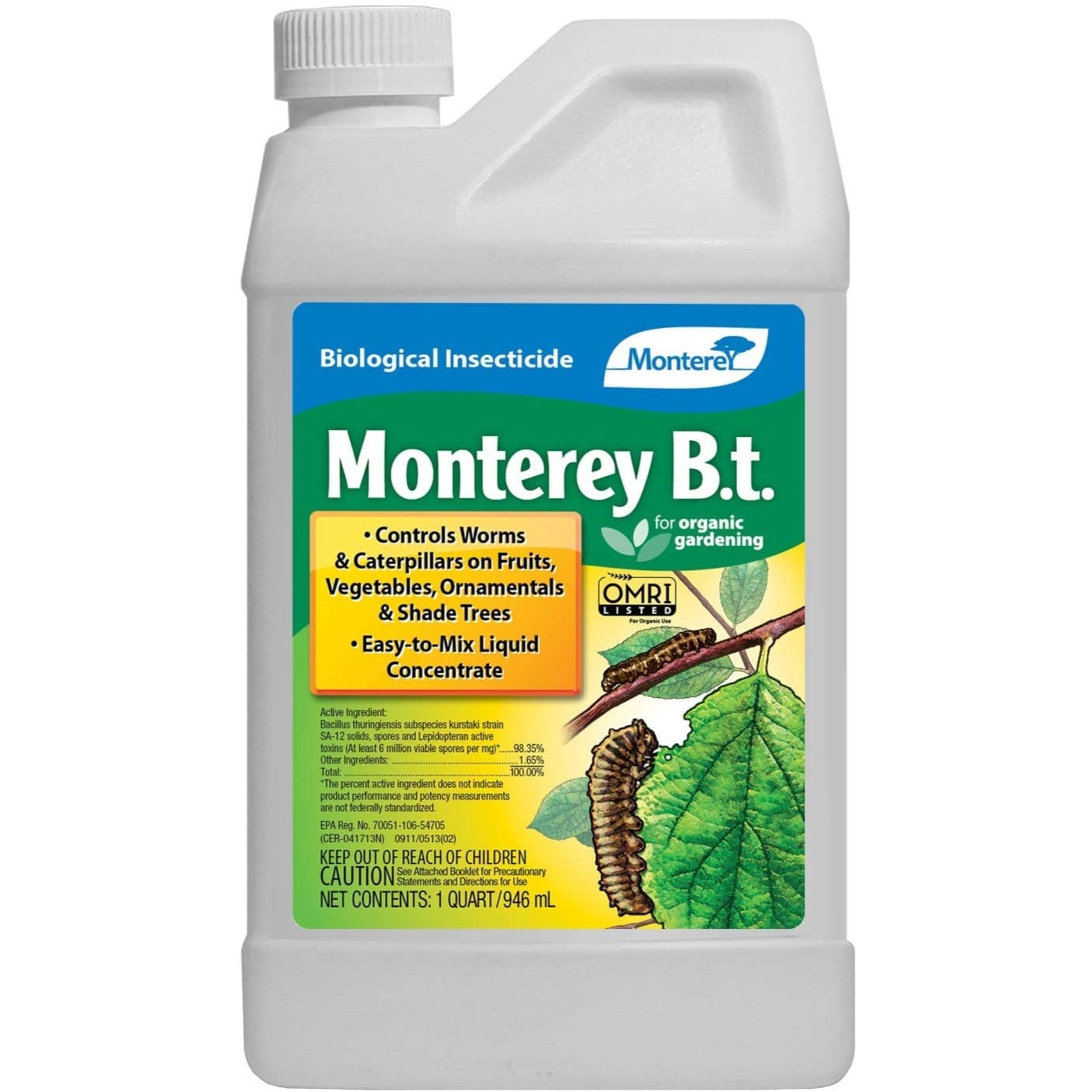 Monterey Bacillus Thuringiensis Biological Insecticide