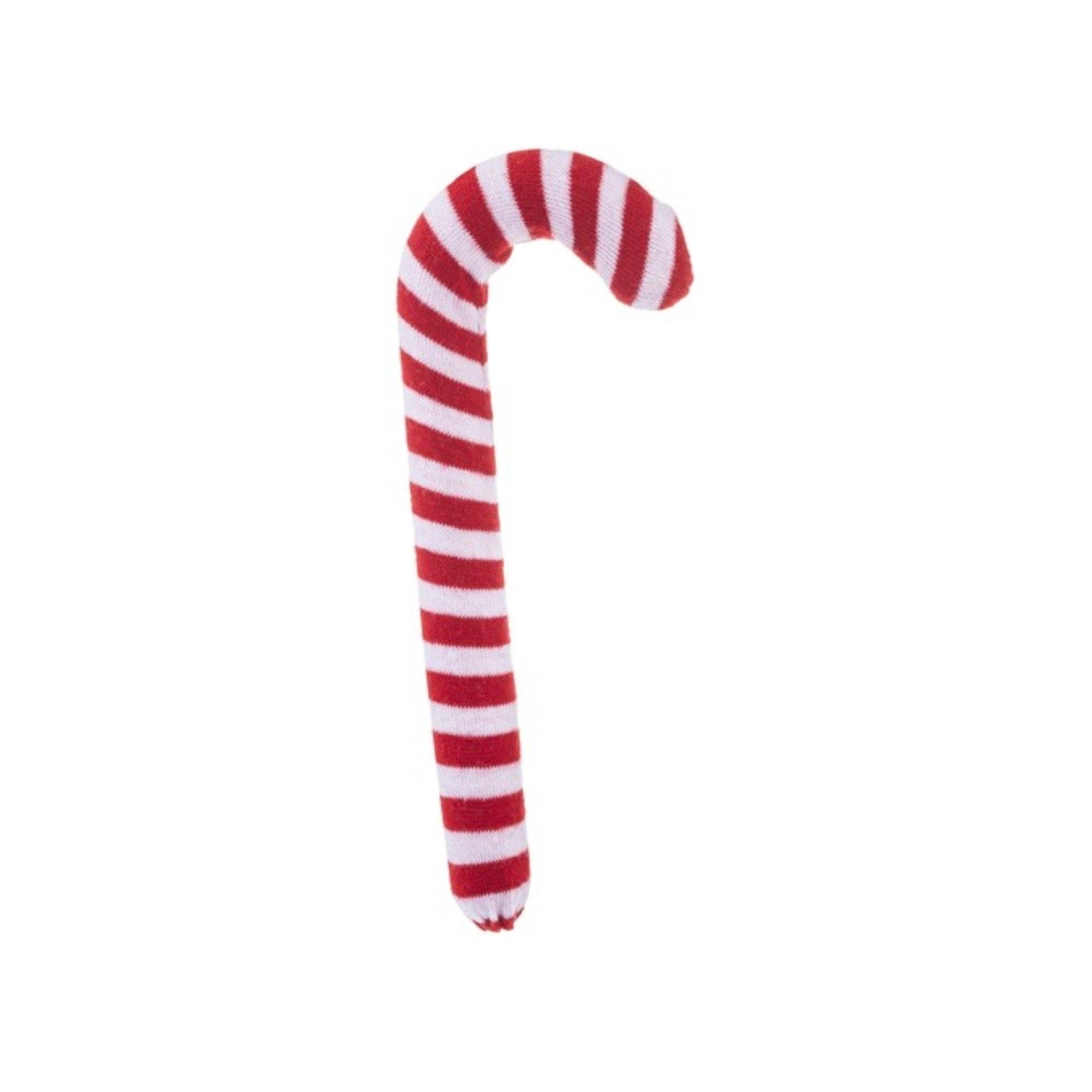 Ganz Plush Gnome Candy Cane Holder Figurine – Weighted Décor for Mantle, Shelf or Tabletop, 18"