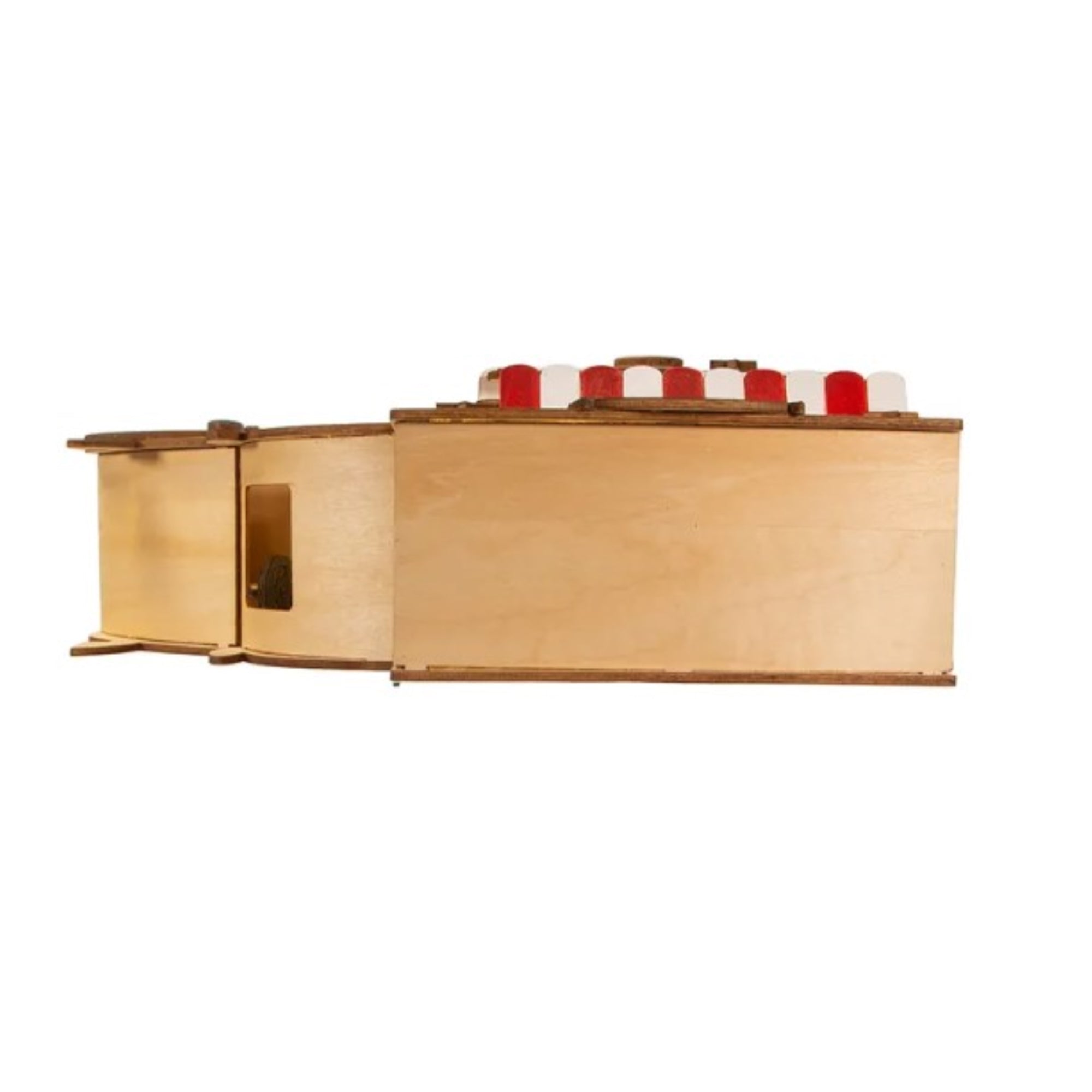 Kurt Adler Battery-Operated Wooden LED Lighted Tabletop Decoration, Gingerbread Truck, 10"