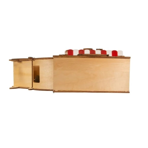 Kurt Adler Battery-Operated Wooden LED Lighted Tabletop Decoration, Gingerbread Truck, 10"