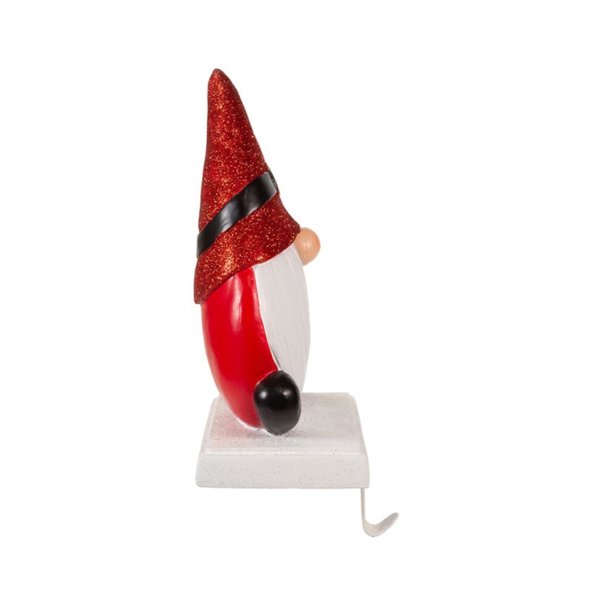 Kurt S. Adler Resin Gnome Stocking Holder, Multicolored, 10-Inch