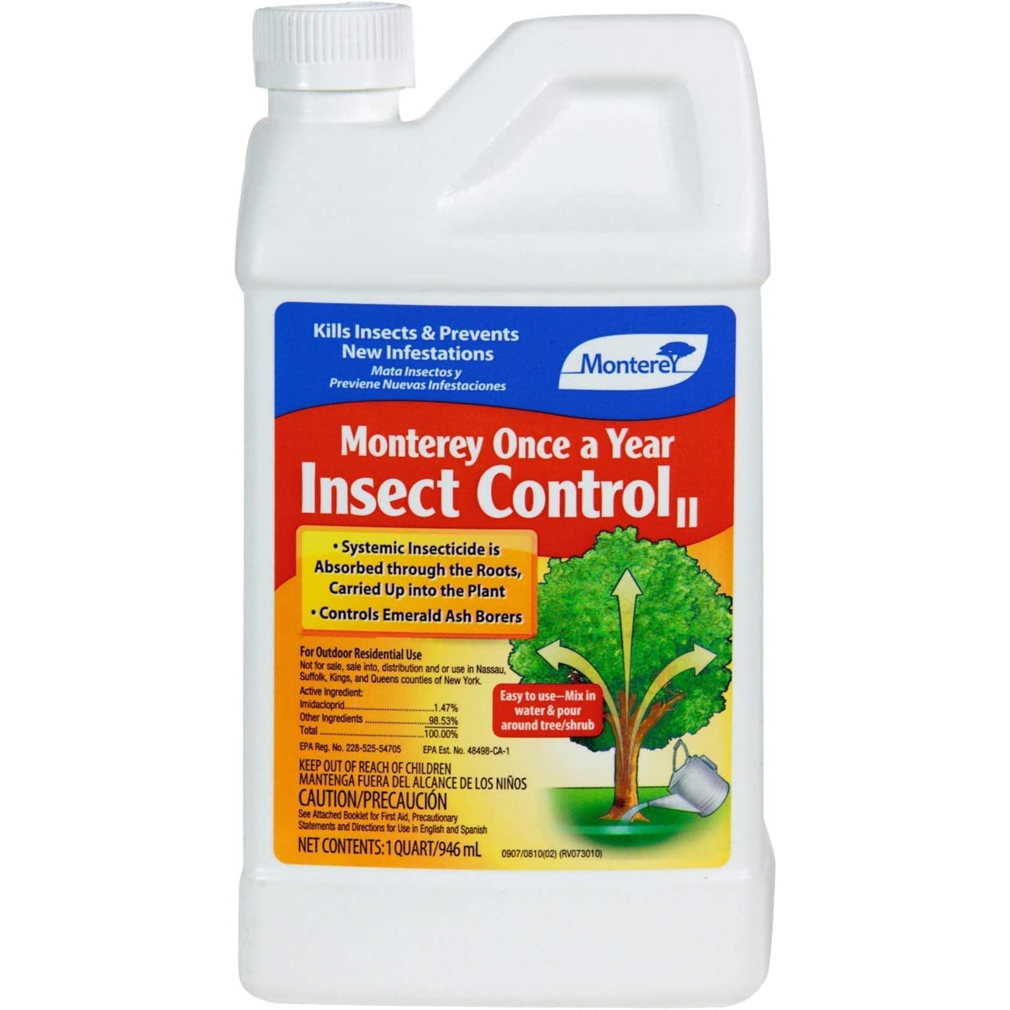 Monterey Once A Year Insect Control II Systemic Insect Treatment Concentrate