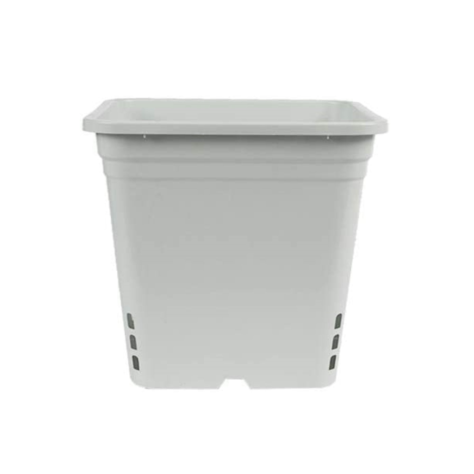 SunPack Food Grade & BPA Free, UV Resistant, Square Pot, White 12" H