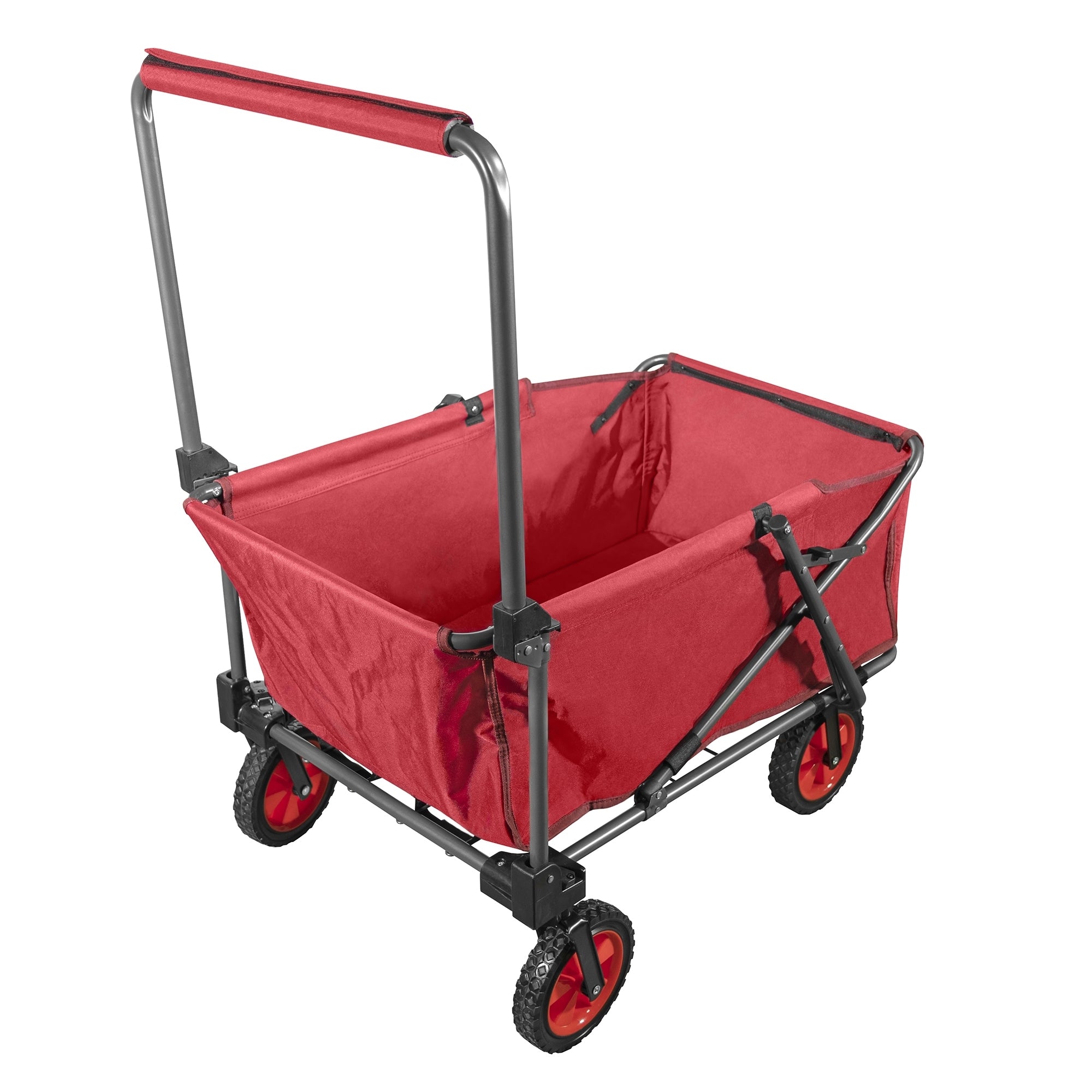 Zenithen Steel Large Folding Sports Camping Utility Yard Cart Portable Wagon