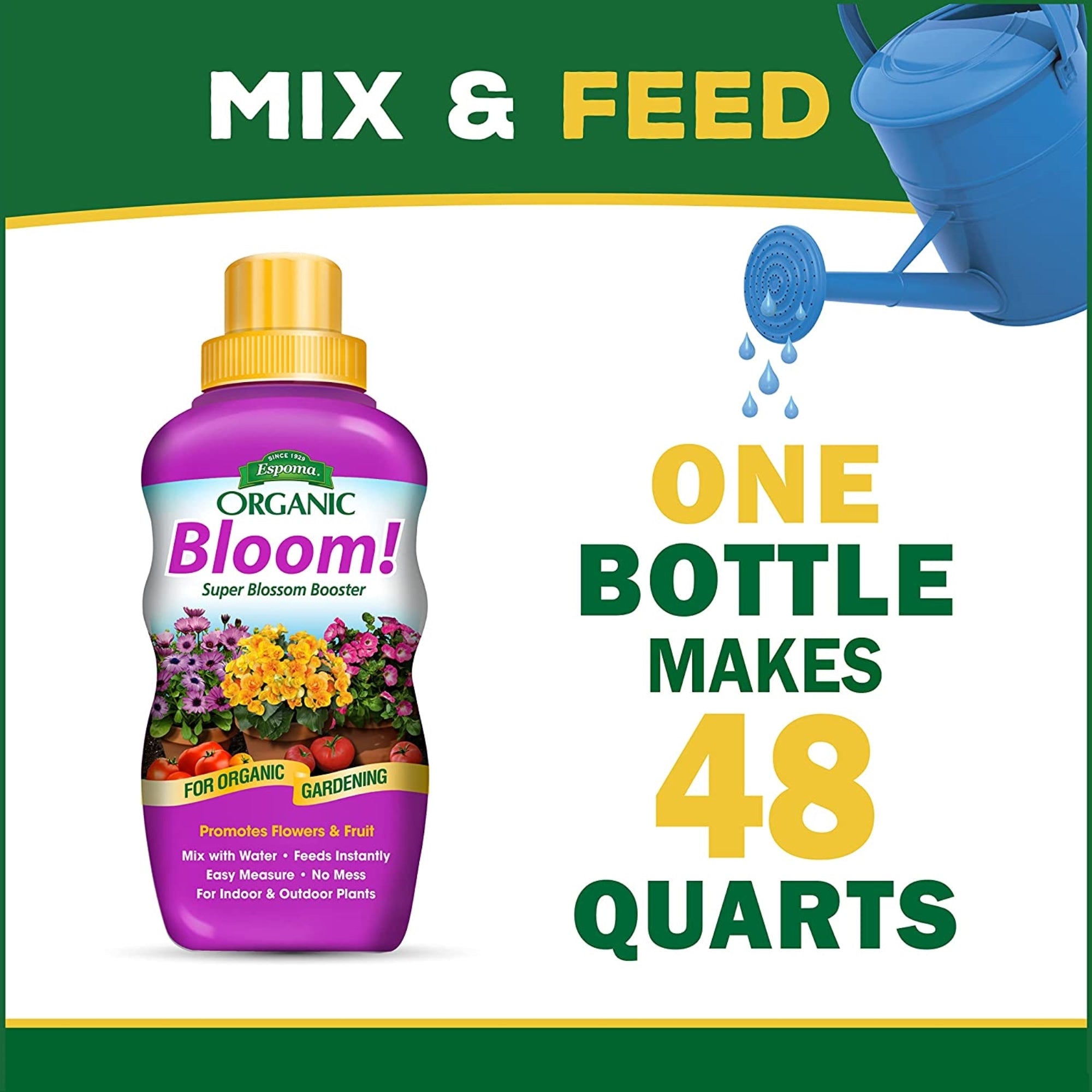 Espoma Organic Bloom! Super Blossom Booster Fertilizer Concentrate, 16 fl oz