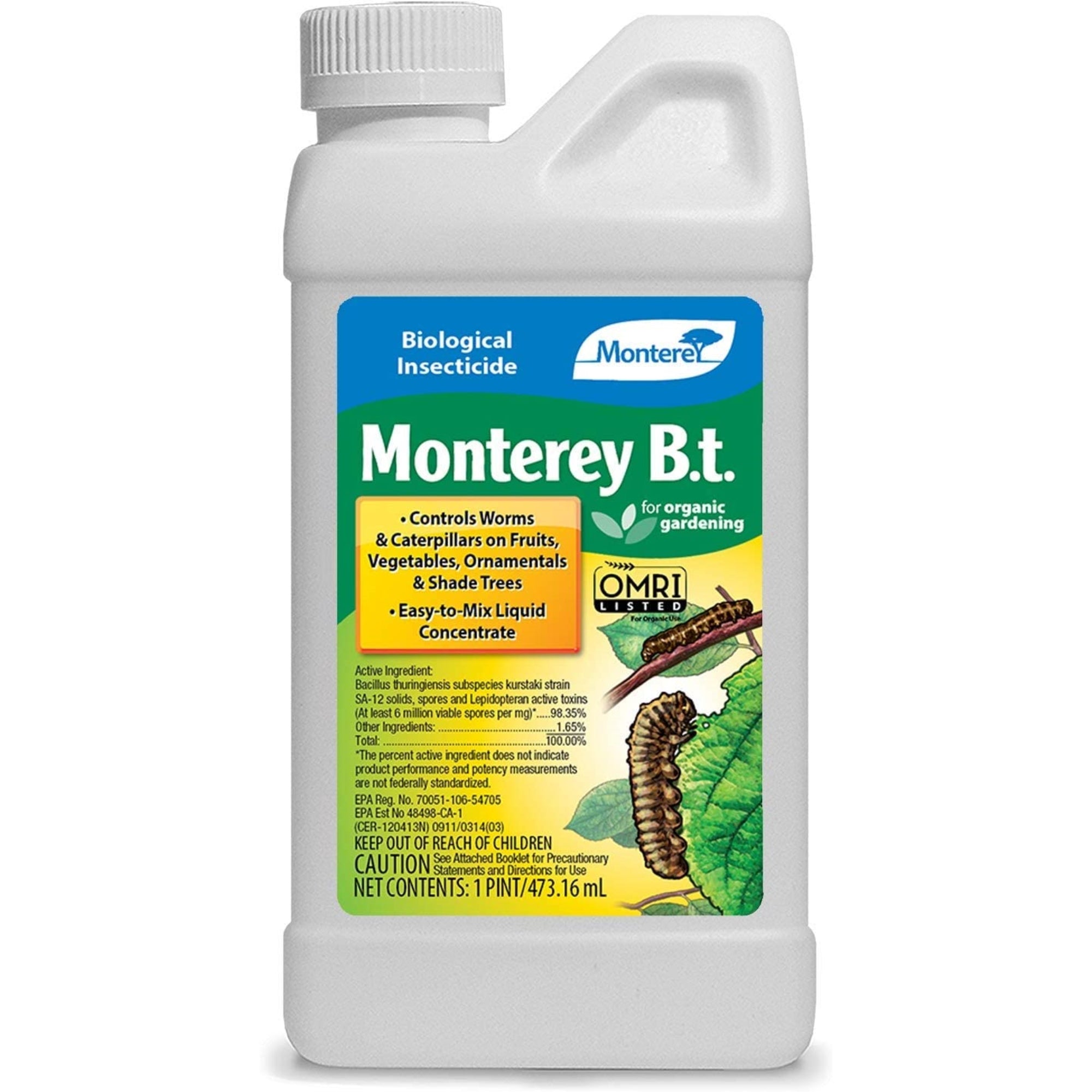 Monterey Bacillus Thuringiensis Biological Insecticide