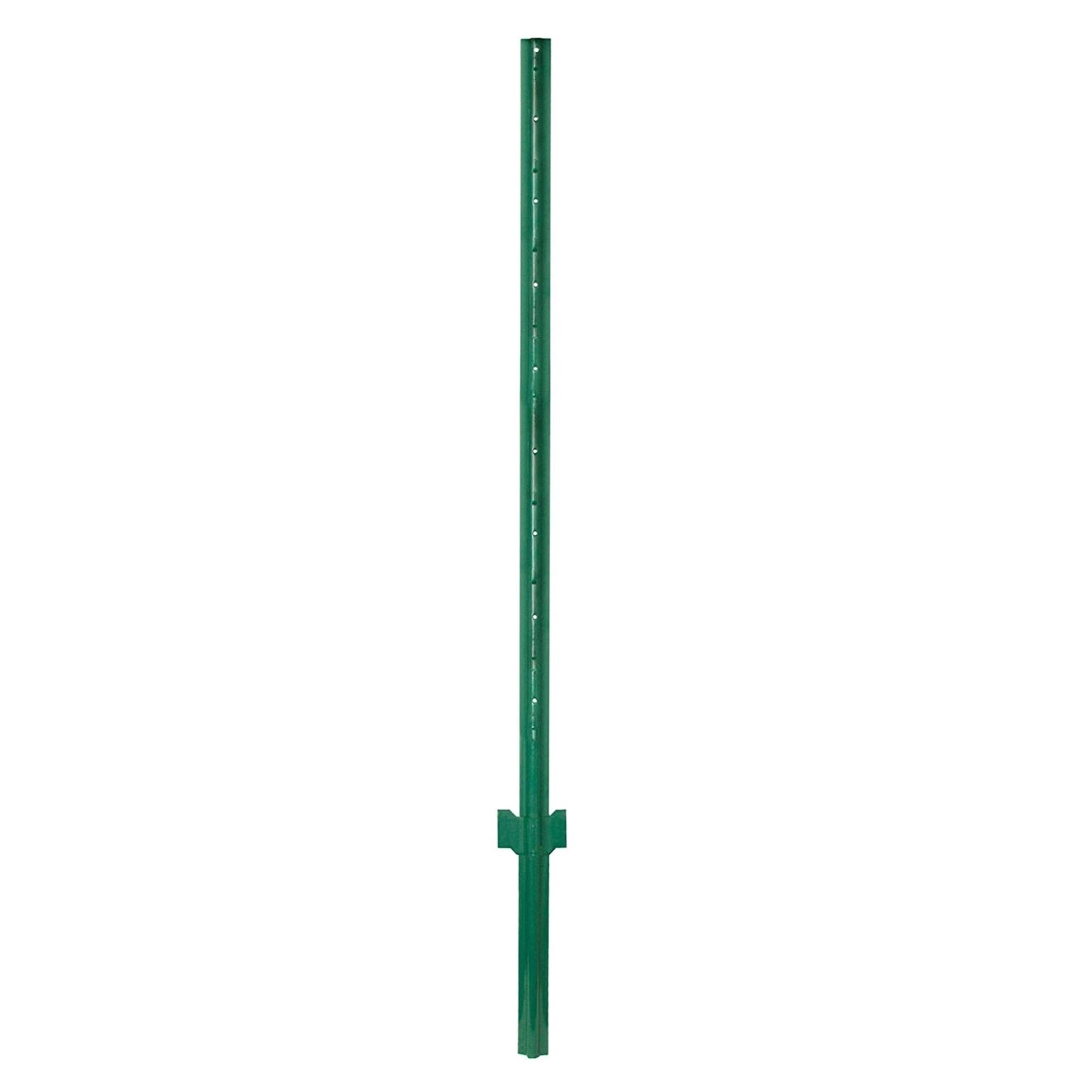 Origin Point Light Duty Steel Fence Post, Green, 3 Feet Tall