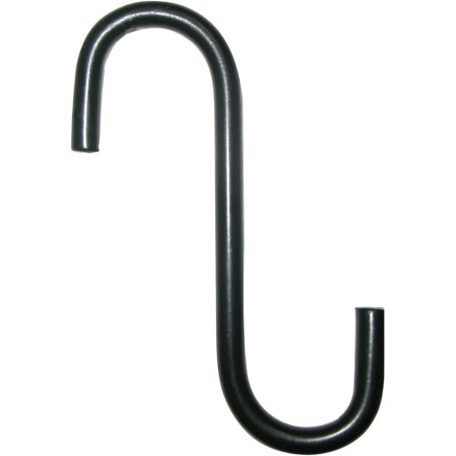Hookery Black Powder-Coated Steel S-Hook Extension for Indoor/Outdoor Hanging Decor — 4"