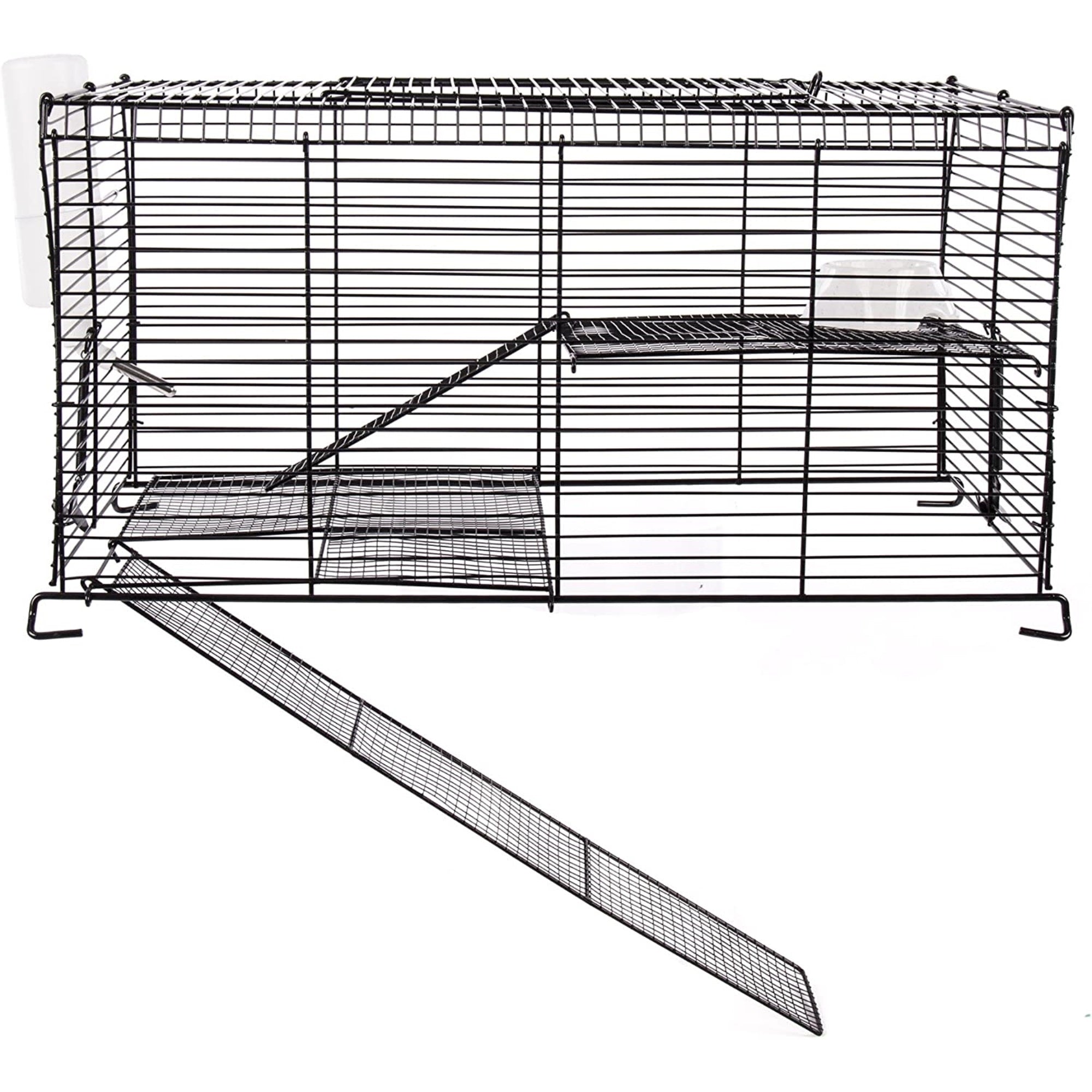 Ware Chew Proof Small Animal High Rise – 3-Level Tank Topper Cage for Small Pets – Fits 10-Gallon Aquariums (Not Included)