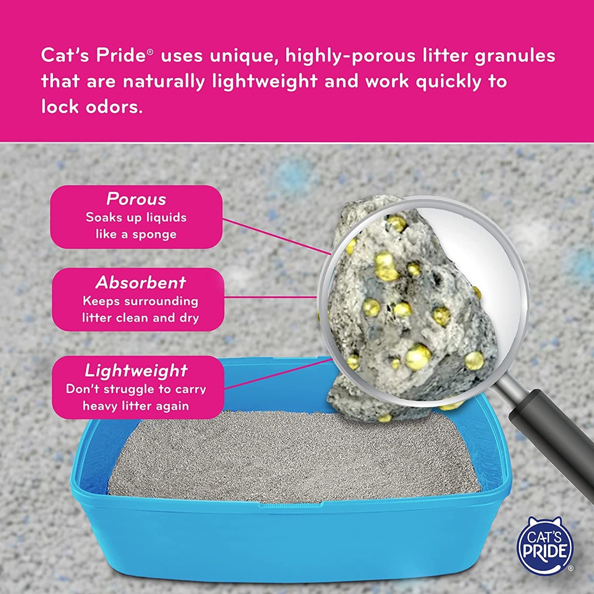 Cat's Pride Lightweight Clumping Easy Scoop Cat Litter, 10 Pounds