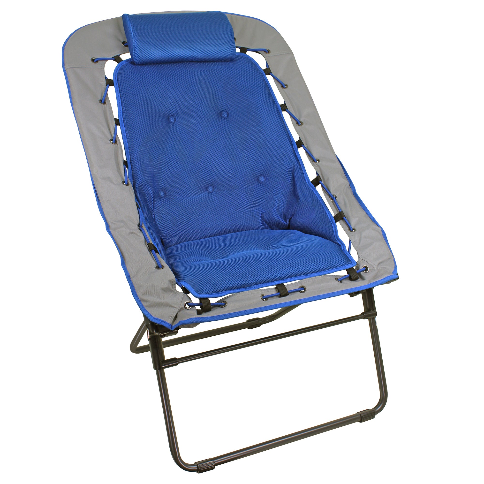 Zenithen Foldable Rectangular Air Mesh Outdoor Bungee Chair