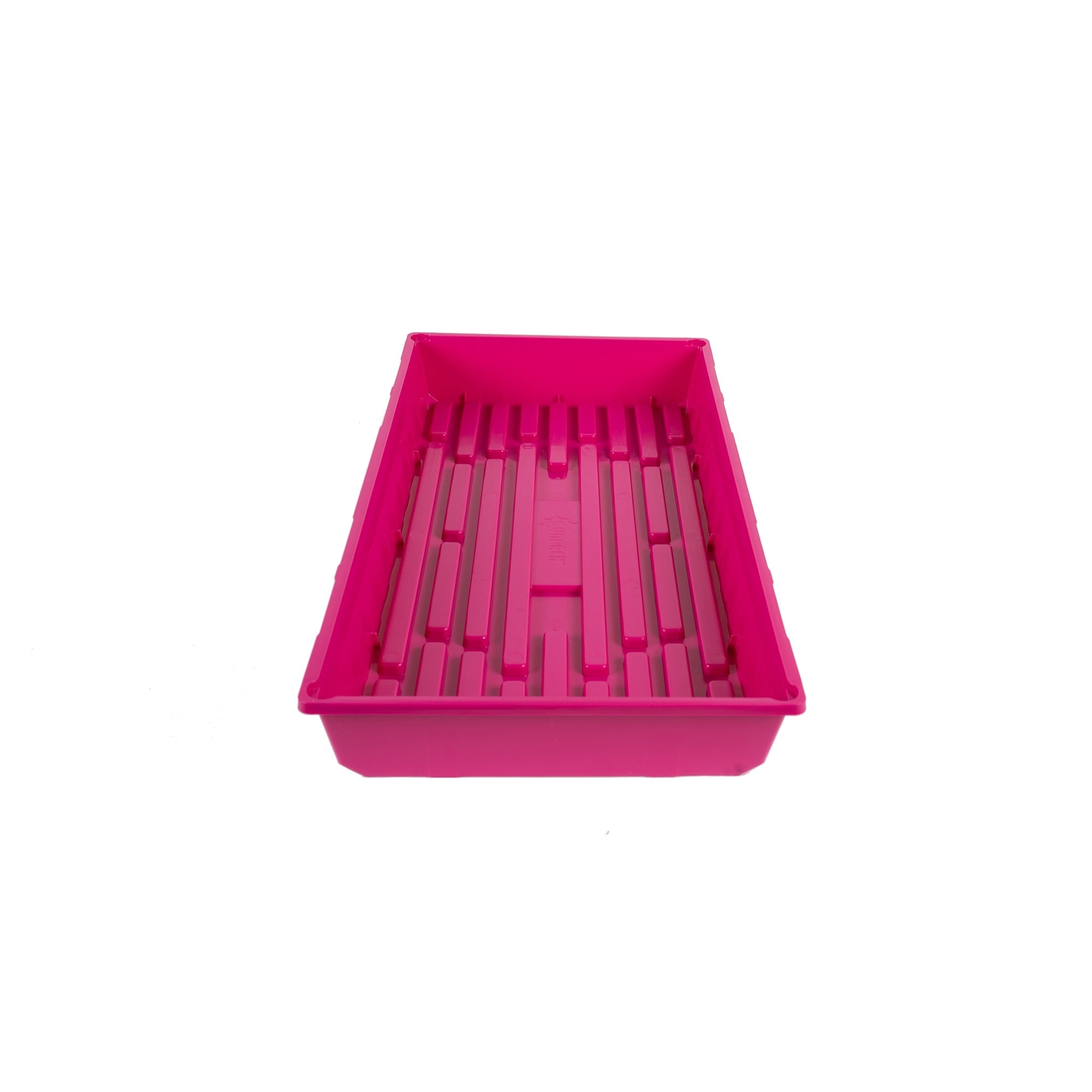 SUNPACK 10” x 20” Indoor Gardening Mega Tray Plastic Seeding Tray for Greenhouses, 2.5”