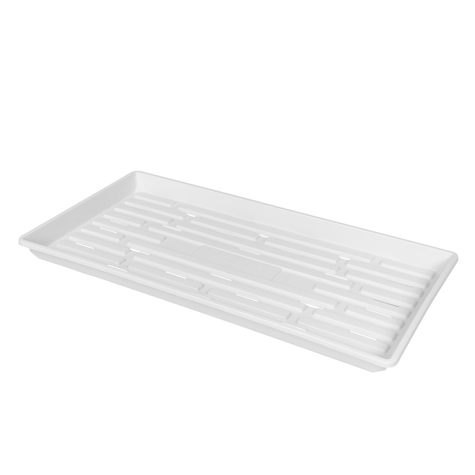 SUNPACK 10” x 20” Indoor Gardening Shallow Plastic Seeding Tray for Greenhouses, 1"