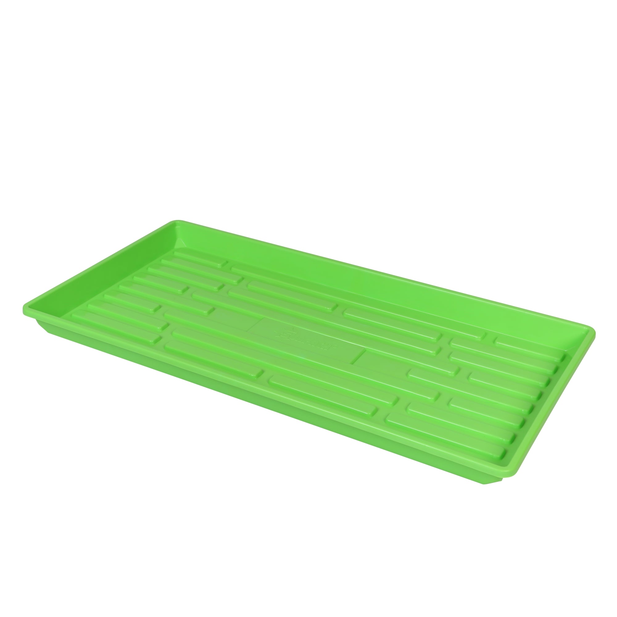 SUNPACK 10” x 20” Indoor Gardening Shallow Plastic Seeding Tray for Greenhouses, 1"