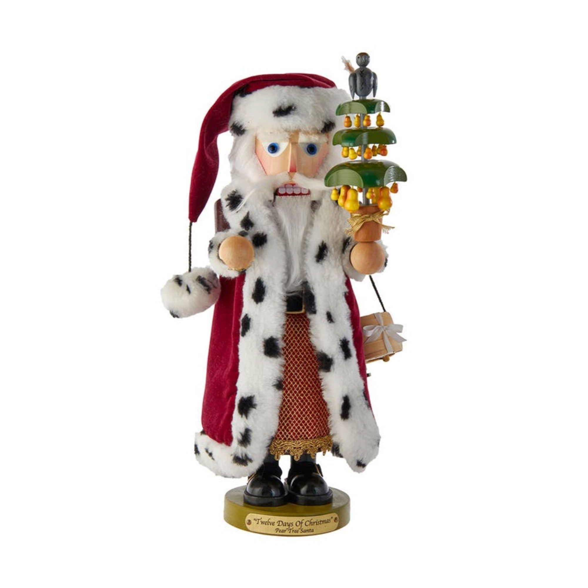 Steinbach Limited Edition Musical "Pear Tree Santa" Nutcracker, 17.5"