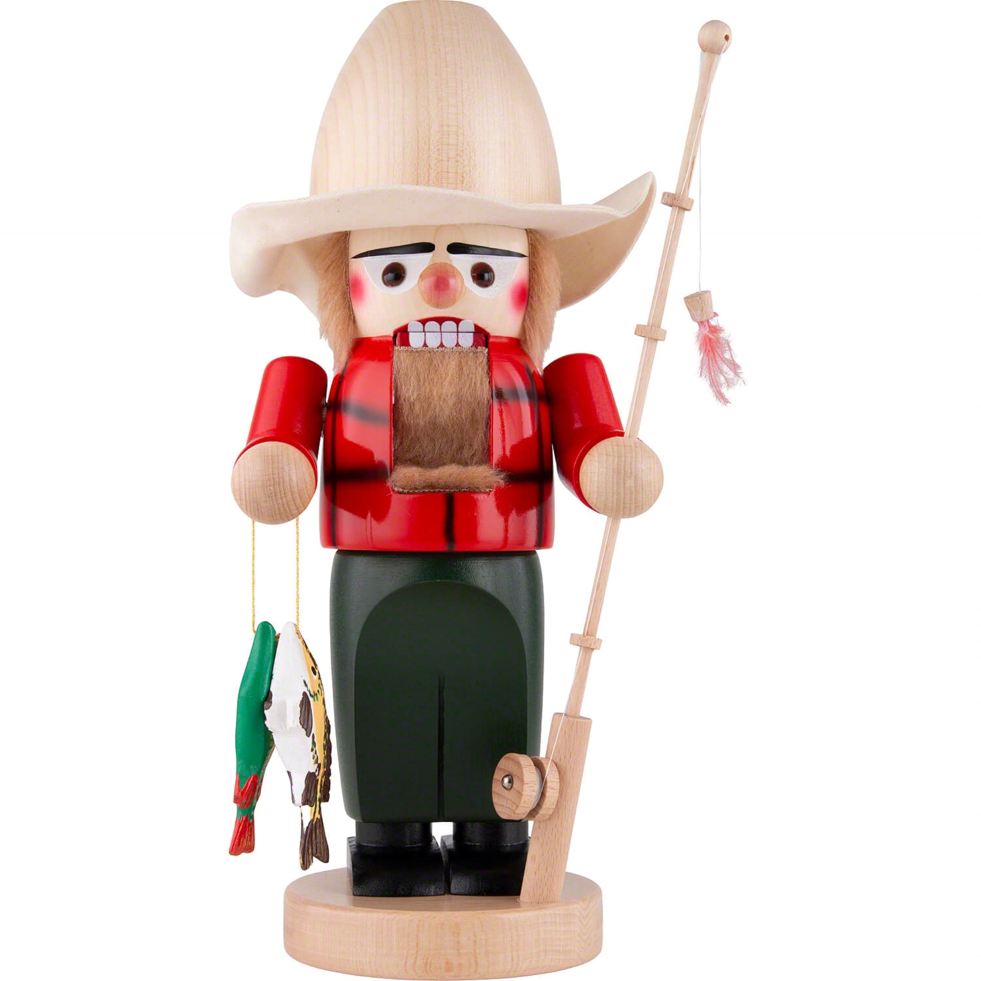Steinbach Fly Fisher Nutcracker Christmas Decoration, 11"