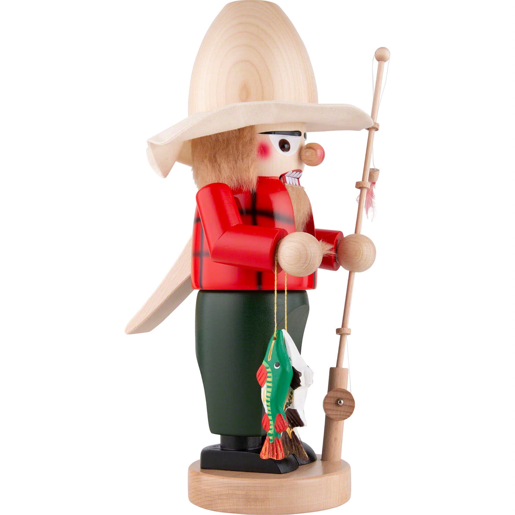 Steinbach Fly Fisher Nutcracker Christmas Decoration, 11"