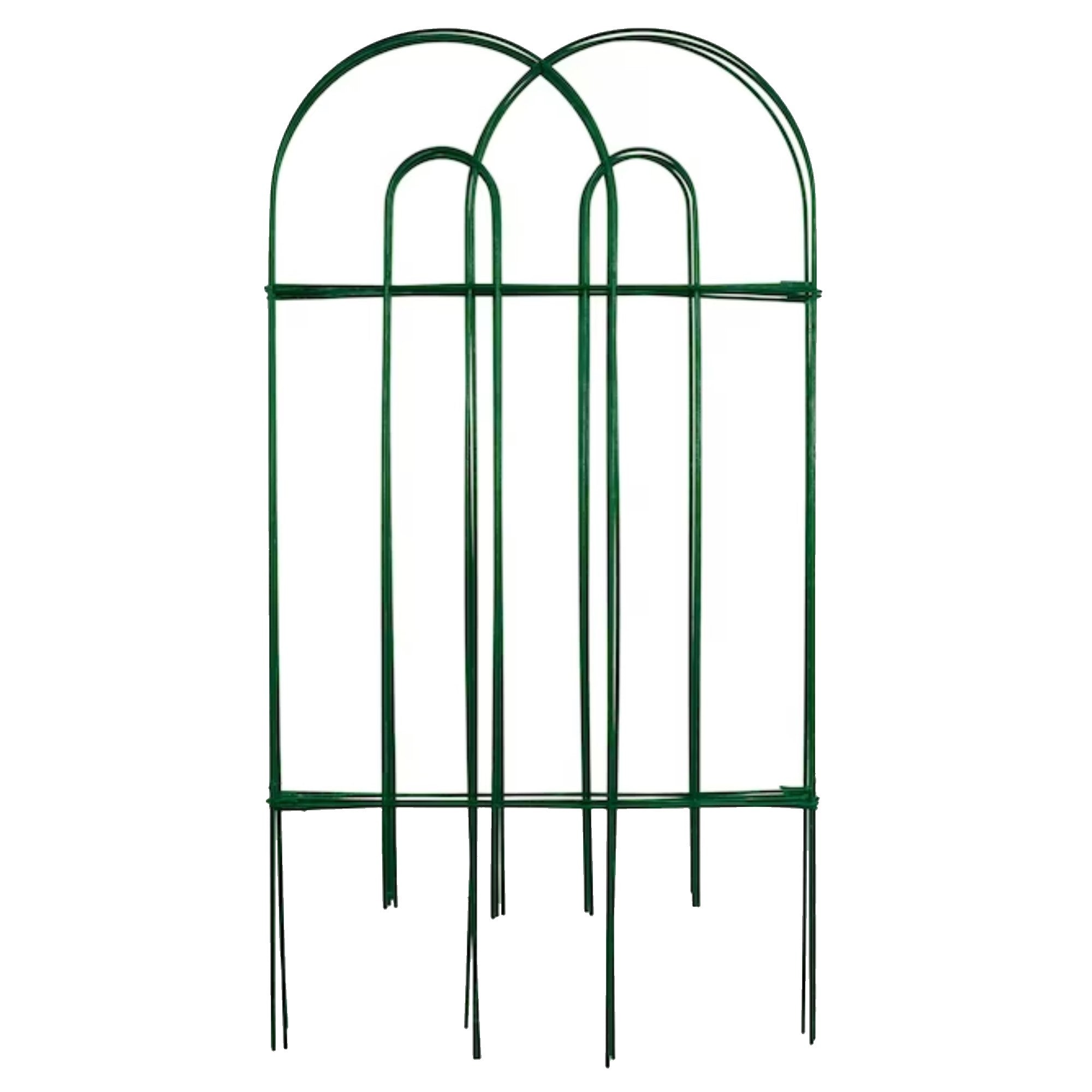 Origin Point Garden Craft Round Folding Border Fence, Green, 10' L x 32" H