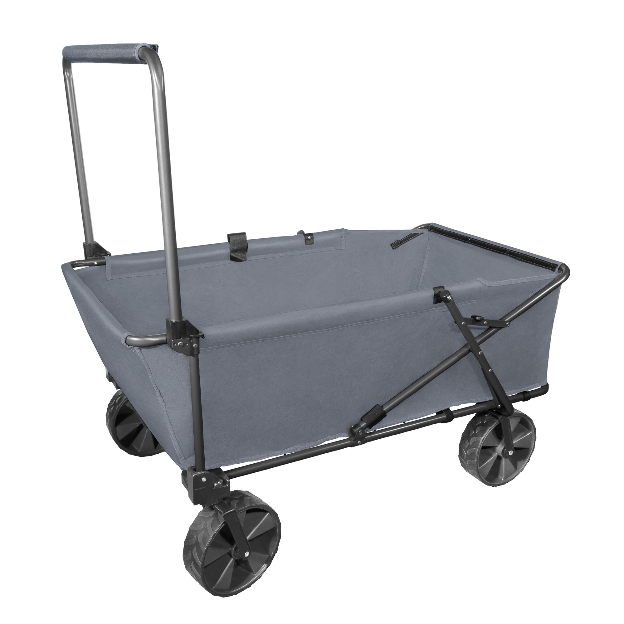 Zenithen Steel Large Folding Sports Camping Utility Yard Cart Portable Wagon
