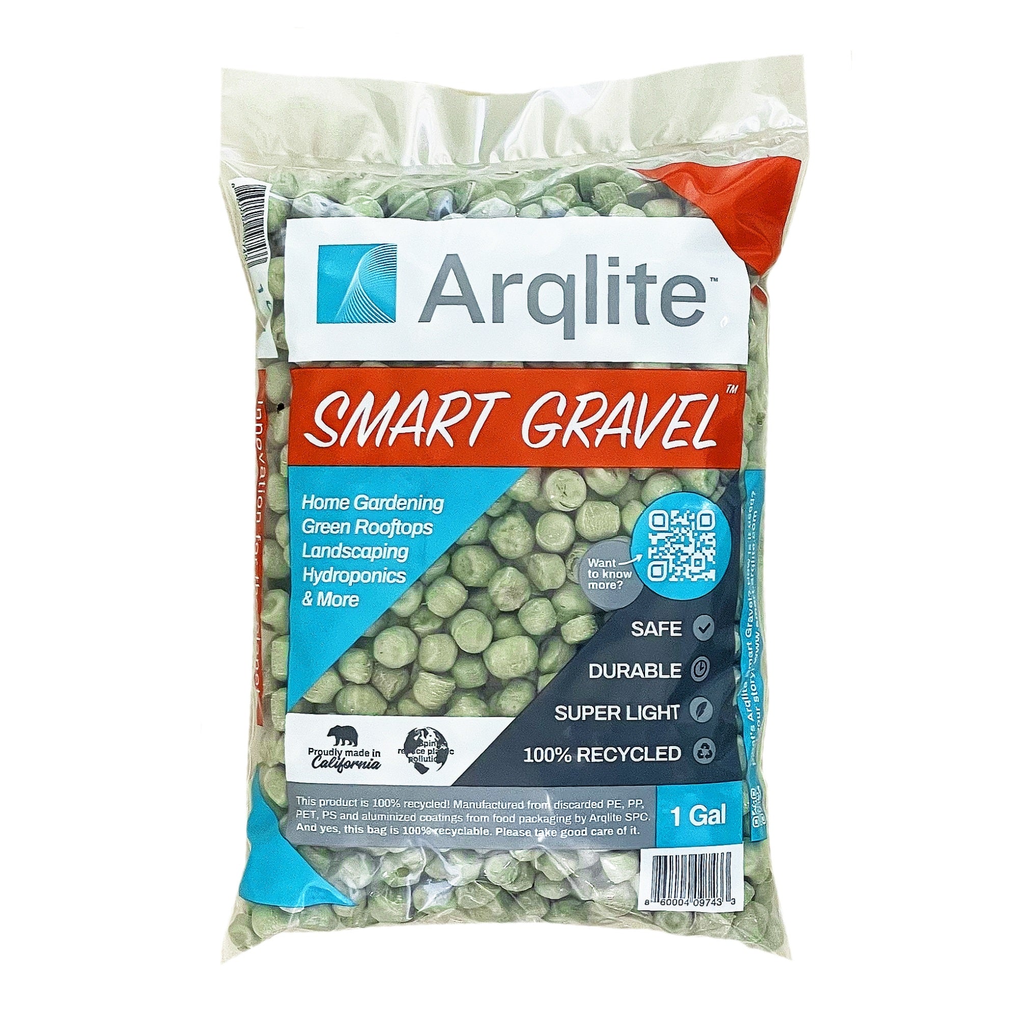 ARQLITE Smart Gravel Hydroponic Growth Media - Dust-Free, Reusable Substrate for Hydroponics & Aeroponics