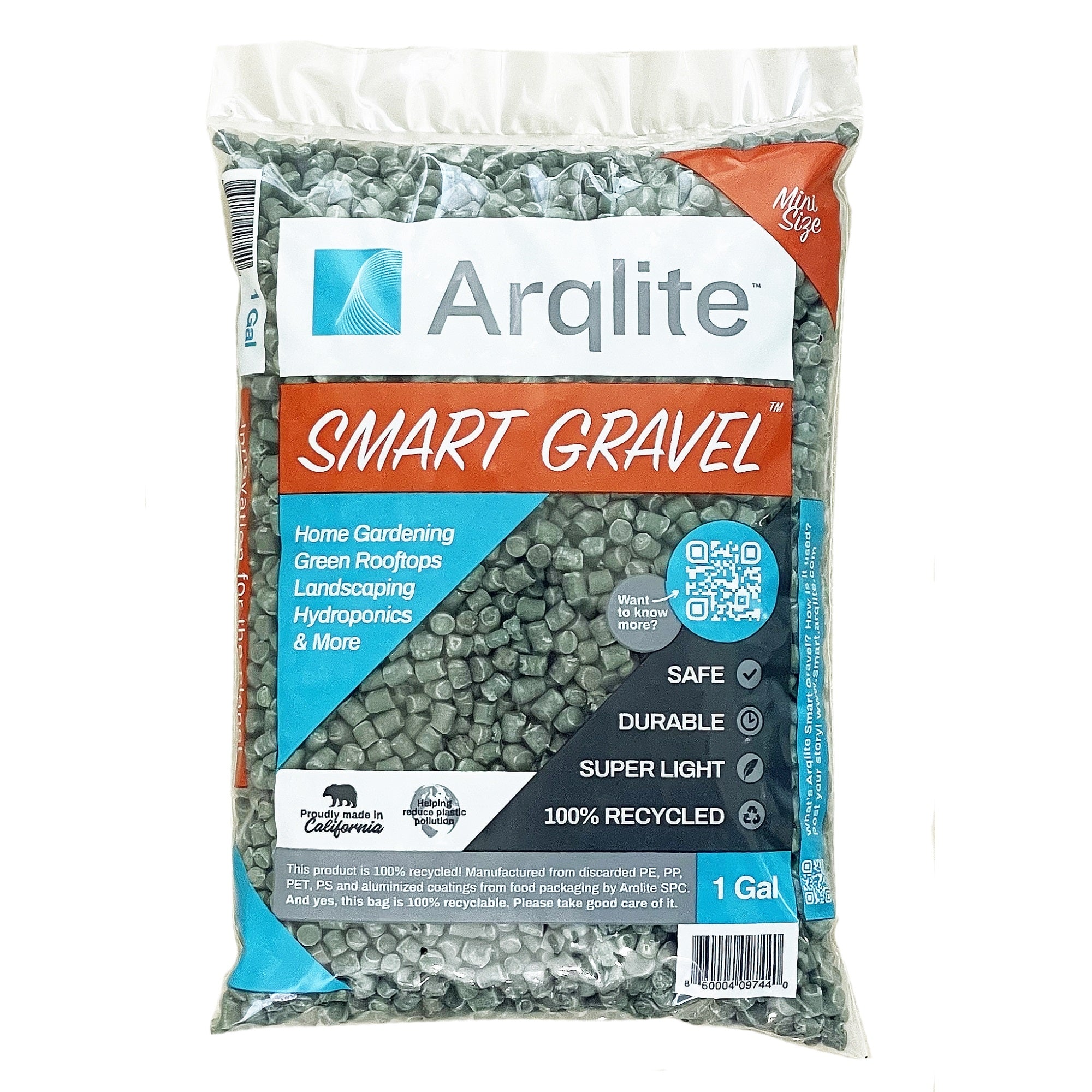 ARQLITE Smart Gravel Hydroponic Growth Media - Dust-Free, Reusable Substrate for Hydroponics & Aeroponics