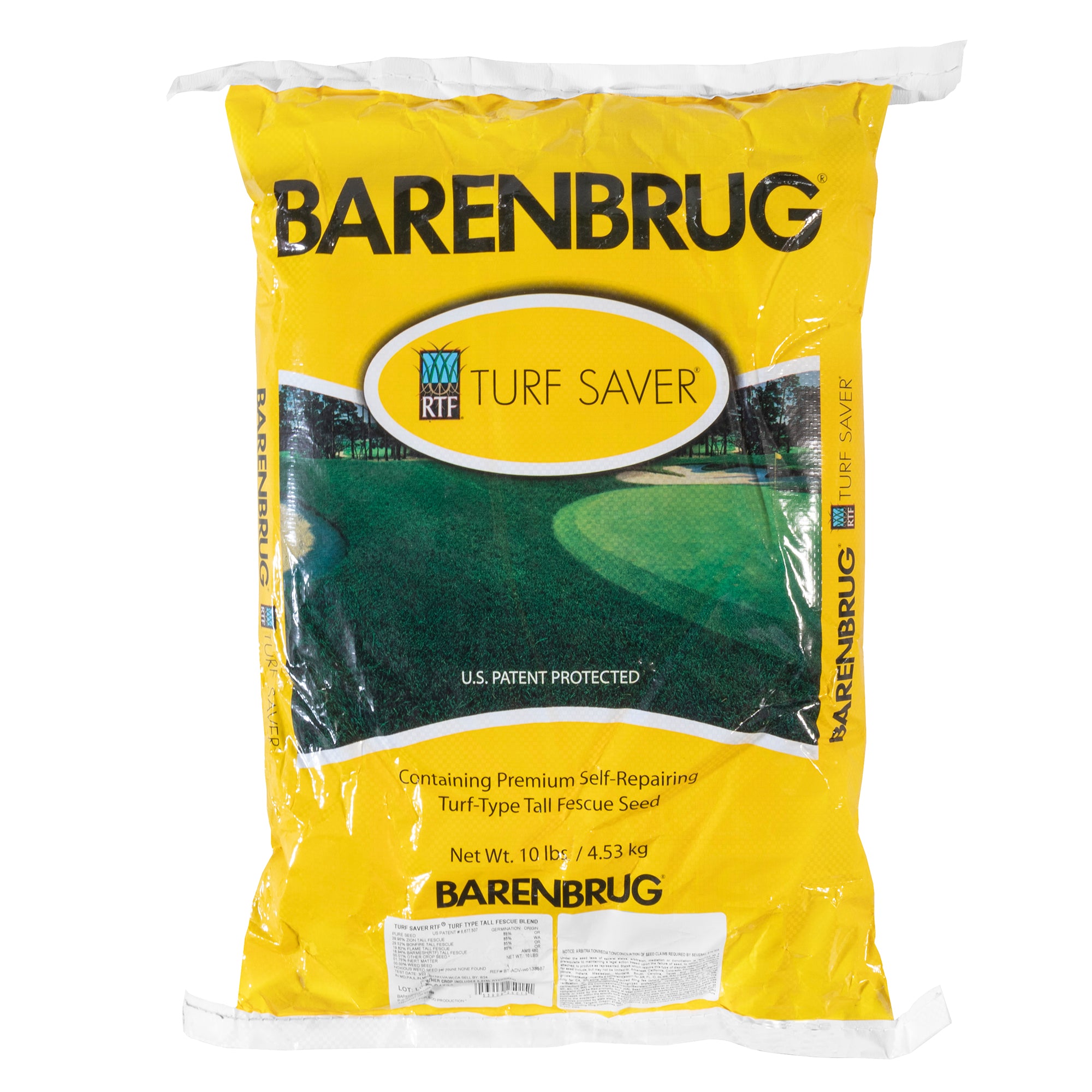 Barenbrug Turf Saver High Quality Turf-Type Tall Fescue Blend Grass Seed