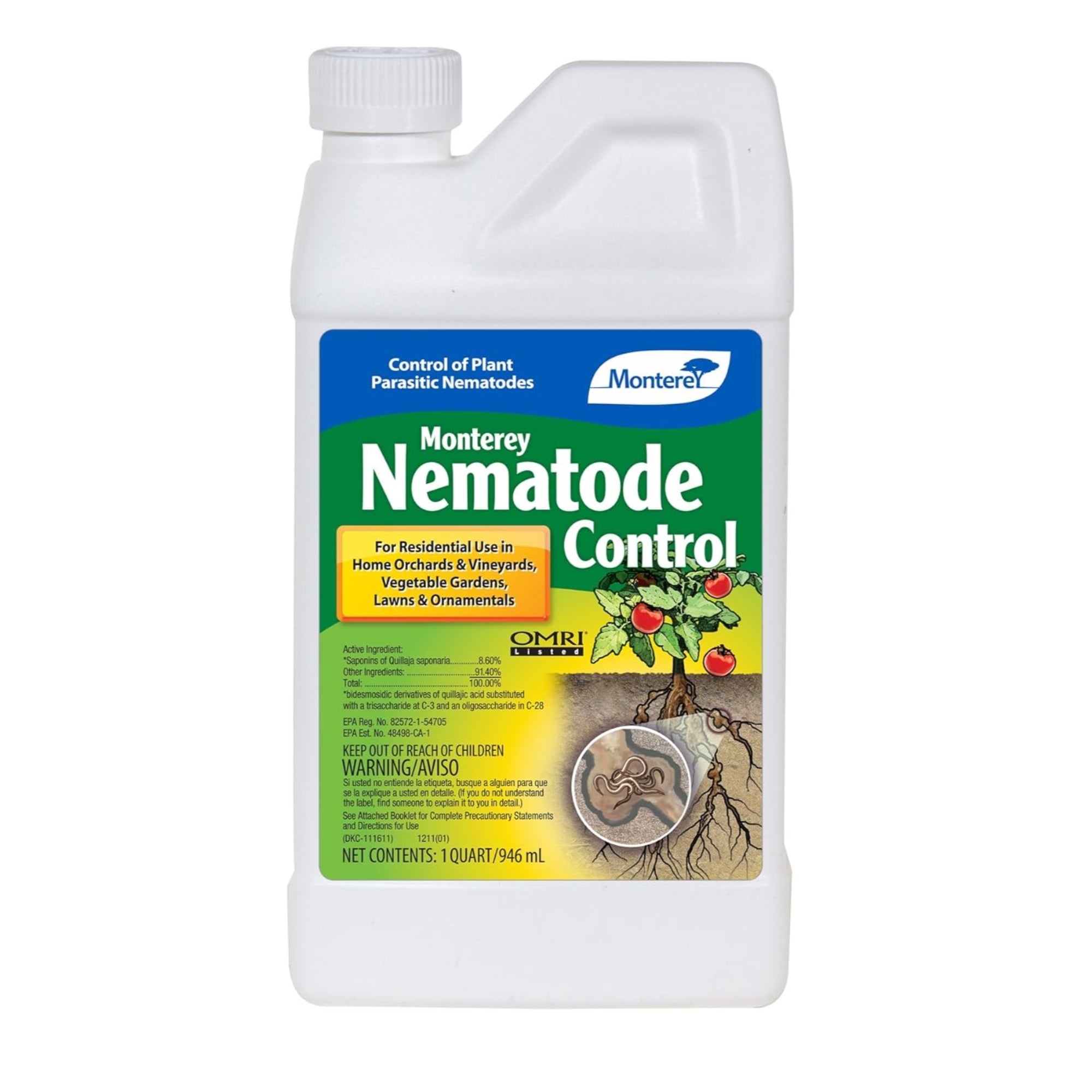 Monterey Nematode Control Liquid Concentrate, 1 qt