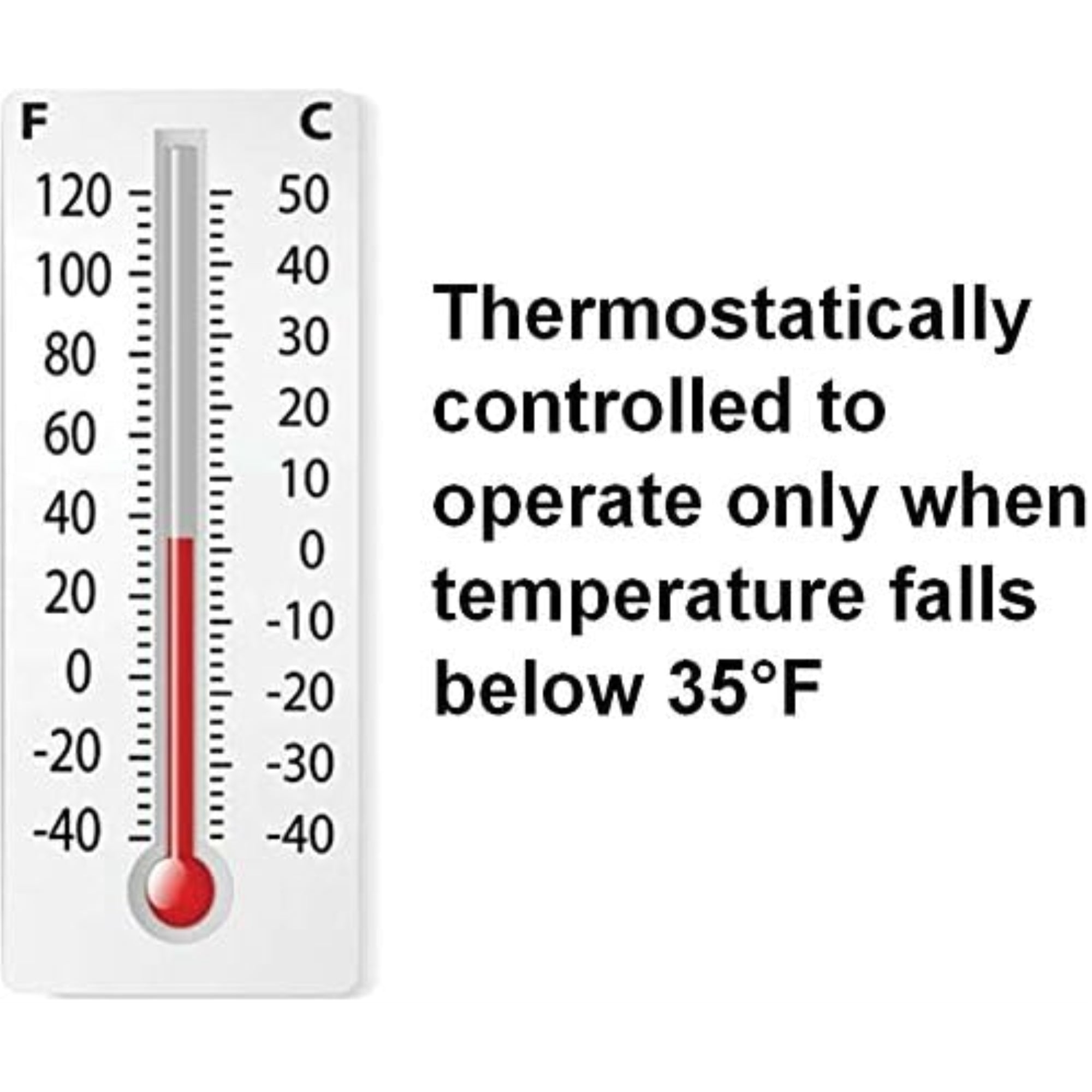 Farm Innovators Heated Base for Metal Poultry Founts – 125W Thermostatic Freeze Prevention for Coops, Pens & Runs