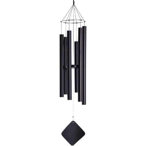 Music of the Spheres Handcrafted Outdoor Mongolian Mezzo Wind Chime — Warm, Resonant Melodies — 38"
