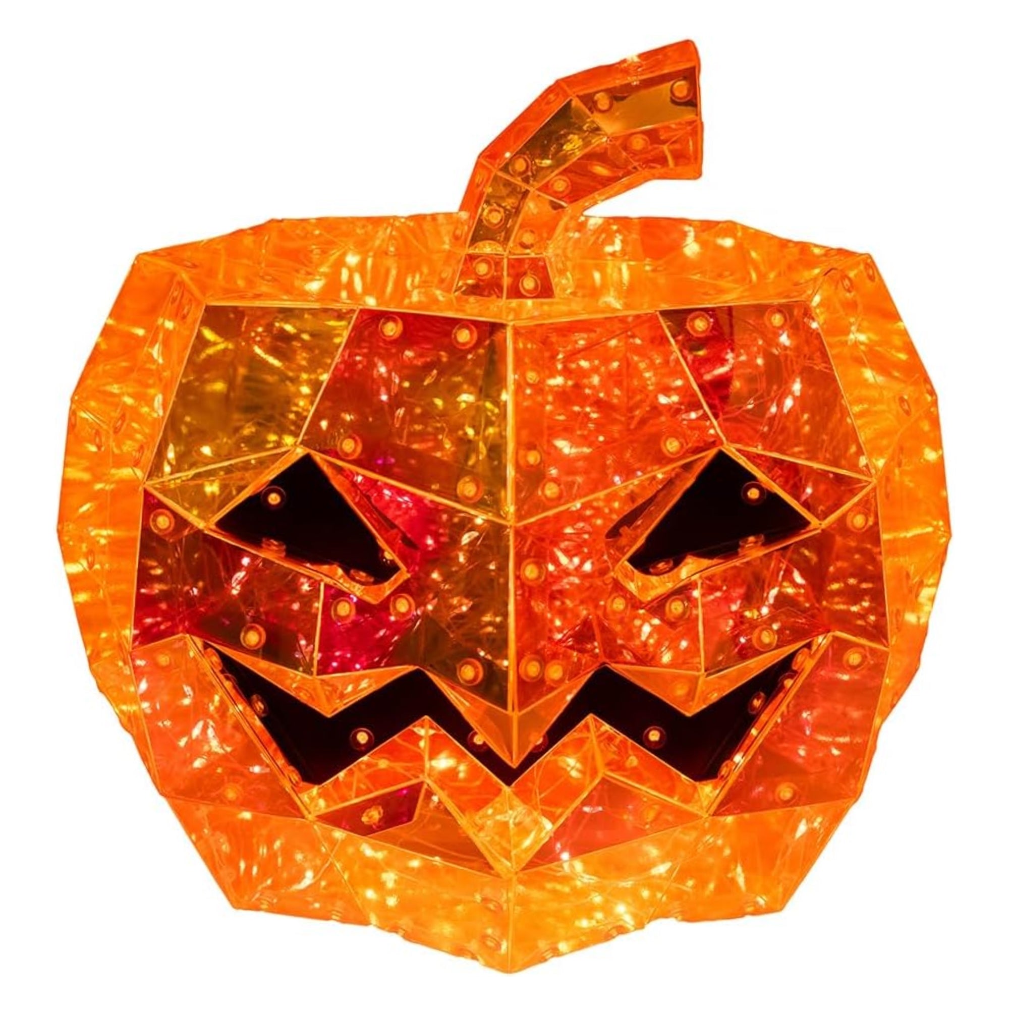 Kurt Adler Pre-Lit Iridescent Jack-O-Lantern, 10in